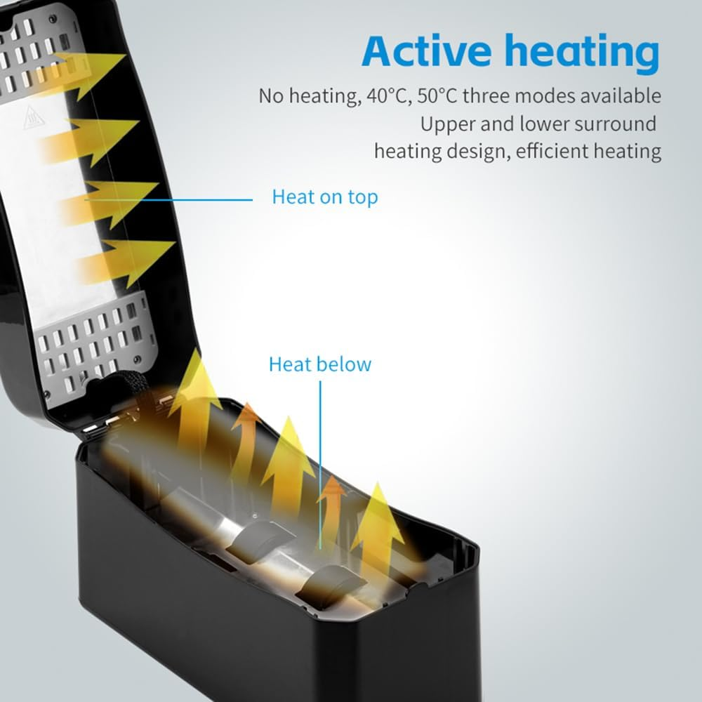 LAPOOH 3D Printing Resin Heater Lcd-Curing Resin Mixer Active Heating Compatible with Sunlu 250/500/1000G Resin with 40&deg;/ 50&deg; Heating Temperature Bi-Directional Rolling Rotations image number 3