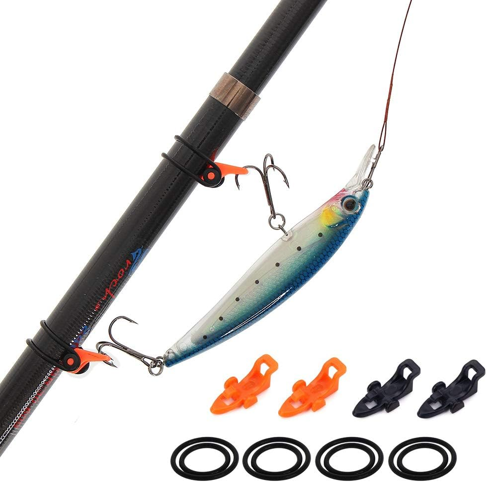 Fishing Lure Wraps 4-Pack Clear PVC Lure Covers 22X11.5Cm with Fishing Hook Keepers image number 3