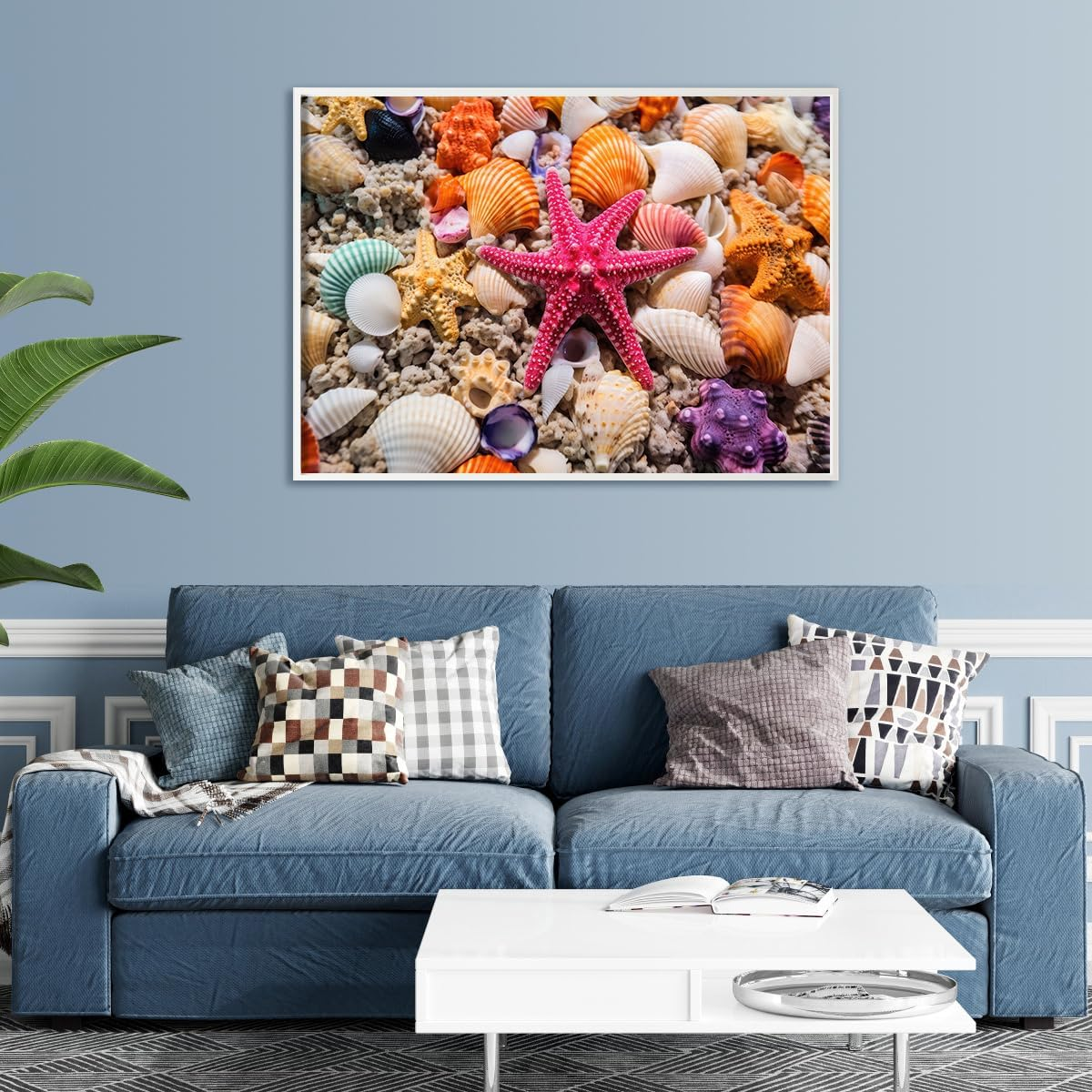 HUADADA Jigsaw Puzzles for Adults 1000 Pieces, Puzzles for Adults 1000 Piece, Challenging Game Toys, Impossible Puzzle, Family Decoration Puzzle - Starfish Walking image number 3