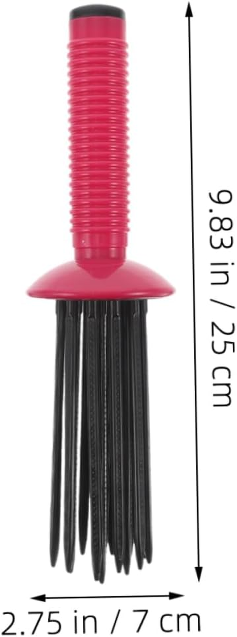 2Pcs Fluffy Curling Brush Slip Hair Curling Comb for Curly Hair Styling Tools Portable Air Volume Comb for Travel Styling image number 4