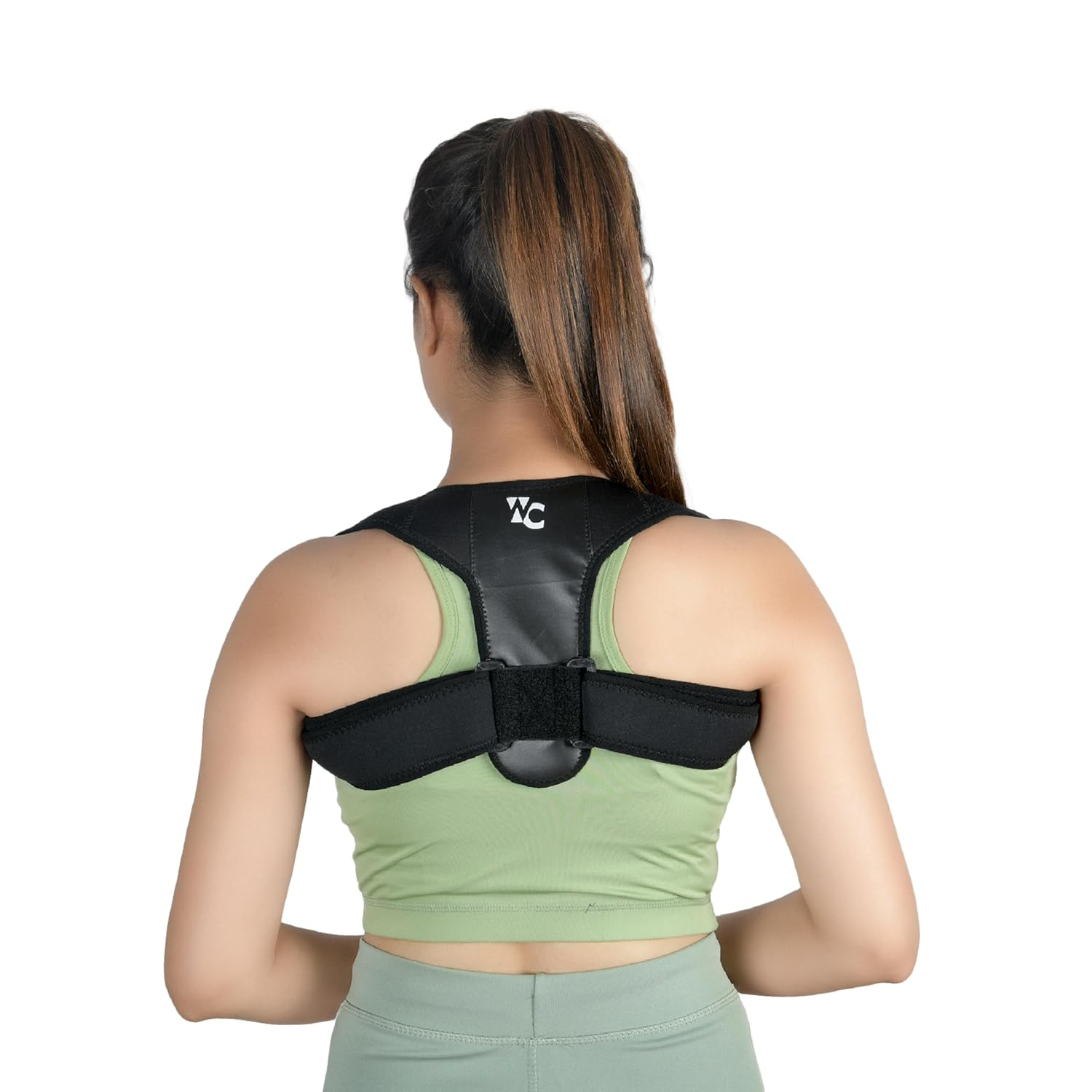 Wonder Care Back Brace Clavicle Posture Corrector Shoulder Brace|Hunched Shoulder Corrector for Men and Women- Fully Adjustable |Shoulder Retraction Brace | for Mid and Upper Spine Support-Flexible