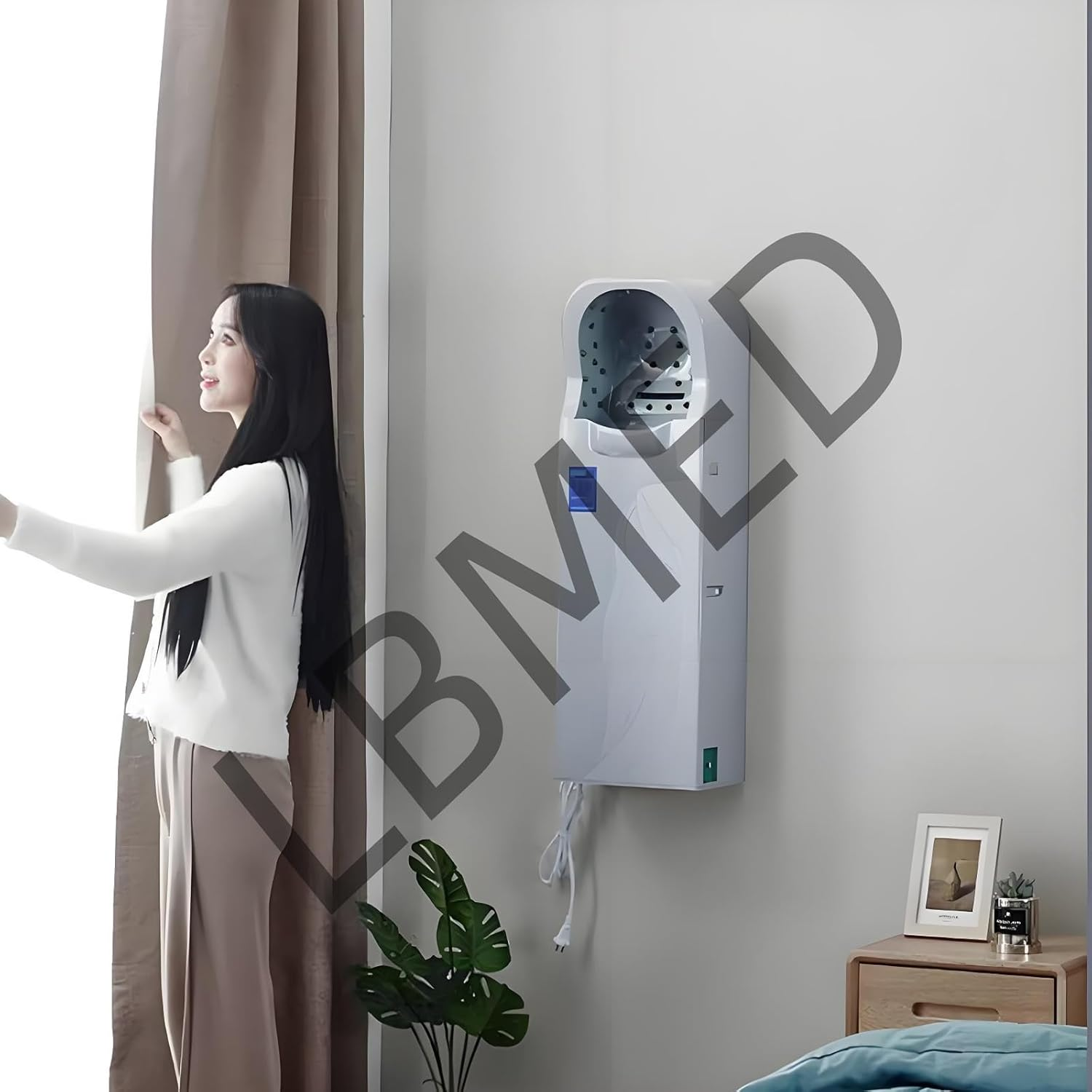 Standing Hair Steamer, Automatic Hair Drying Machine with Broken Hair Collection Box, Adjustable Temperature and 2-4Min Quick Drying, Healthy Scalp Care, Soft Non-Drying, Low Noise, for Salon image number 2