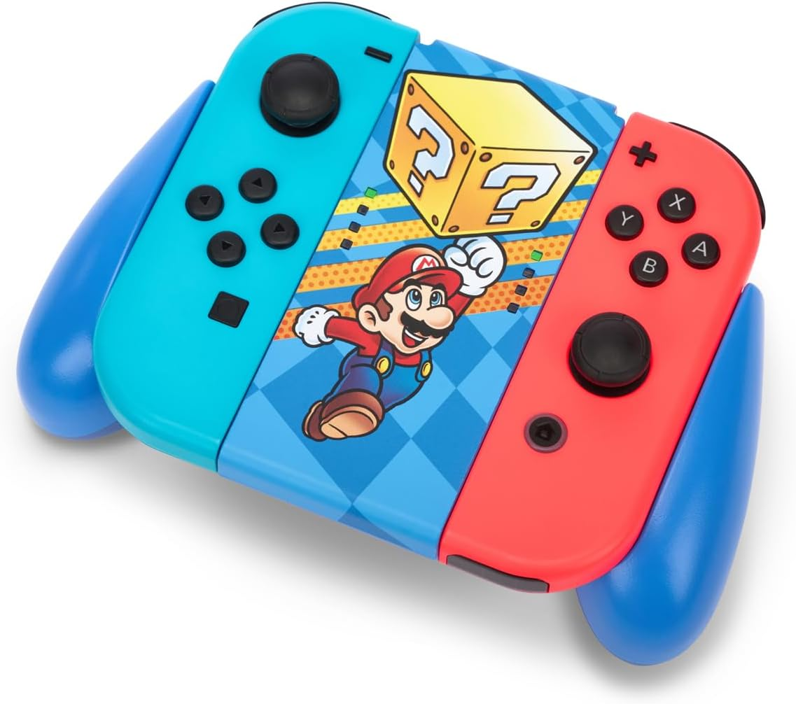 Powera Joy-Con Comfort Grip for Nintendo Switch, Mystery Block Mario image number 1