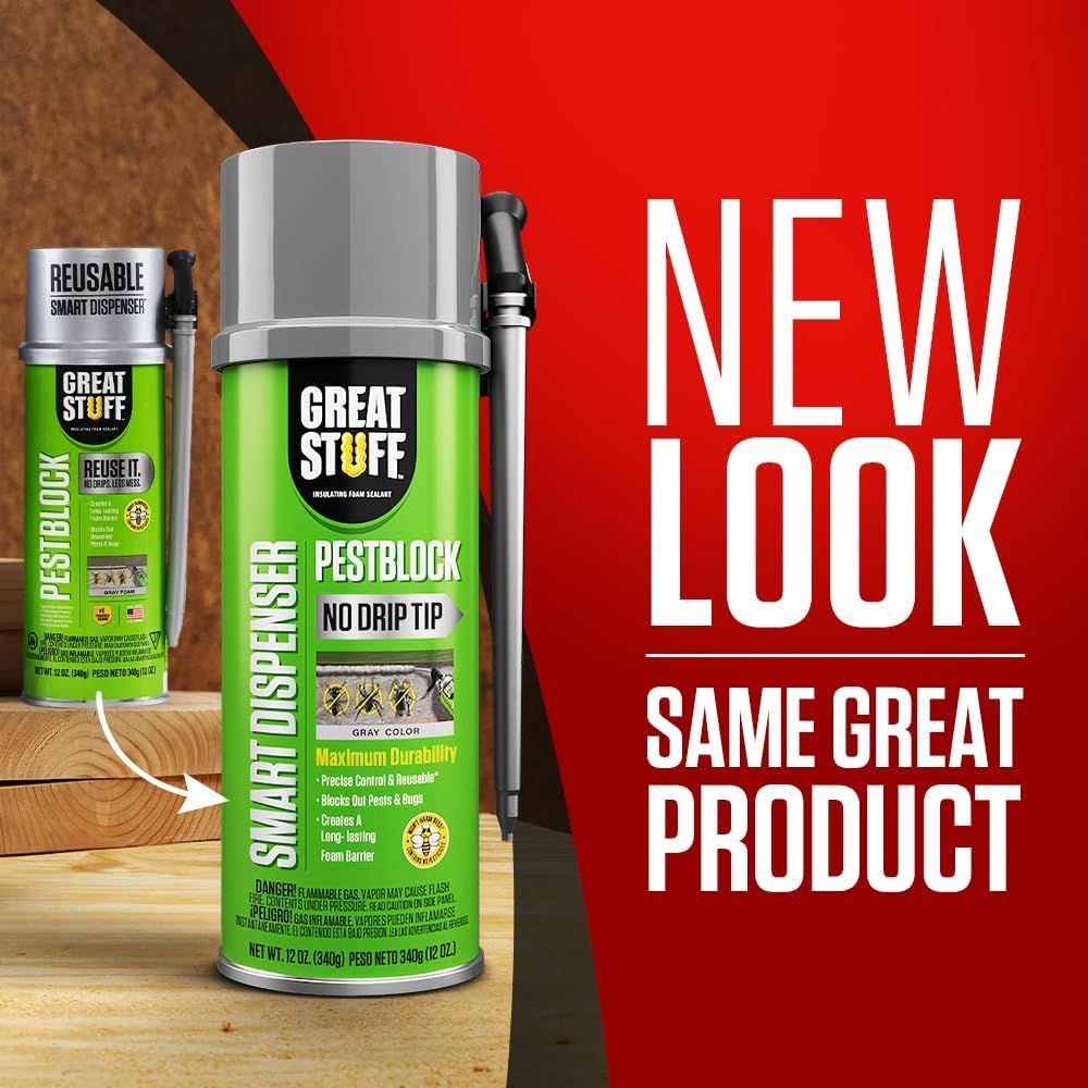 Great Stuff 99112809 Smart Dispenser Pestblock, Gray image number 2