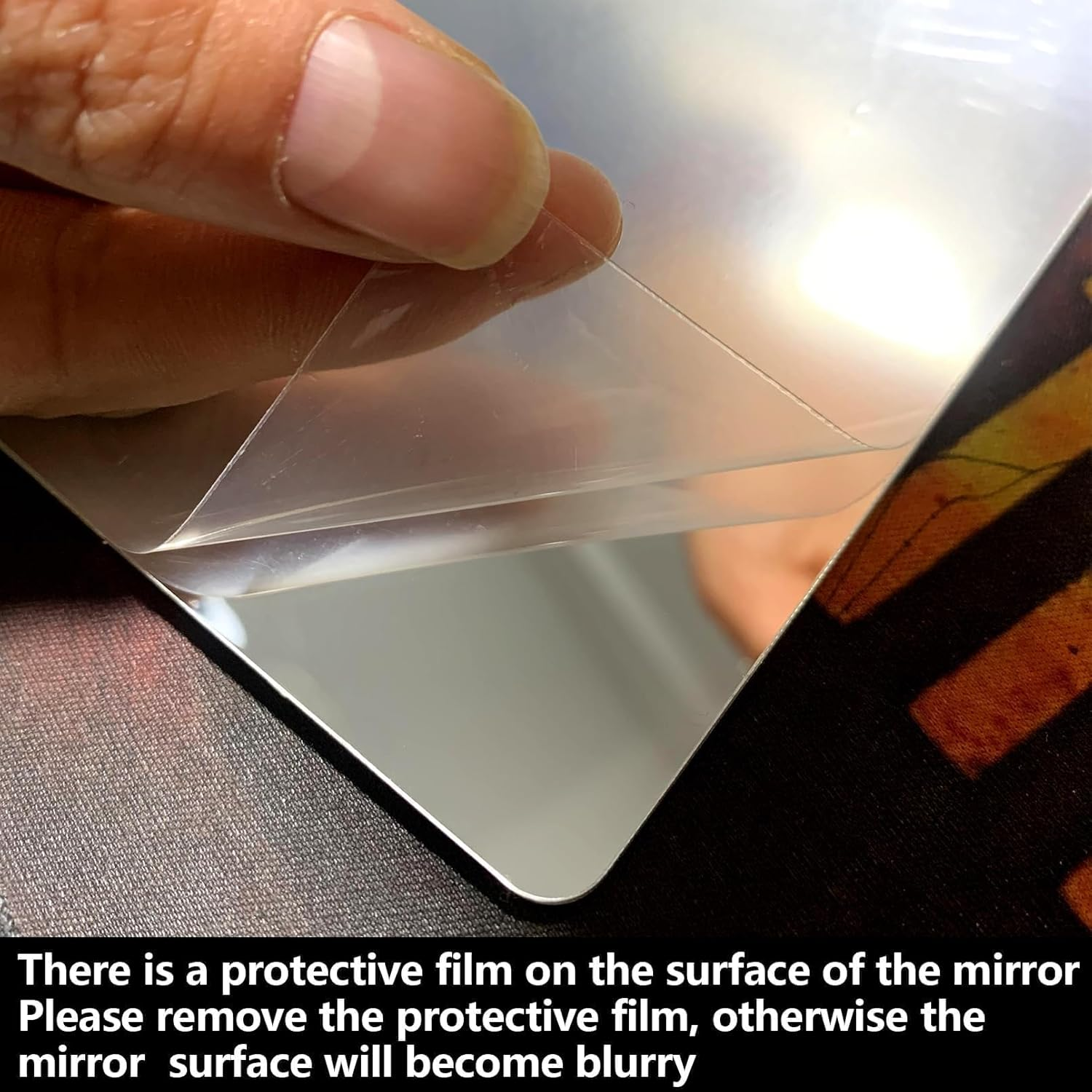 Kids Wall Mirror Tiles,Safe Unbreakable Acrylic Mirror for Baby,Plastic Plexiglass on the RV, Shatterproof Frameless Mirror Wall Stickers.Suit for Apply Touring Car,Children'S Room,Classroom（8"X8")