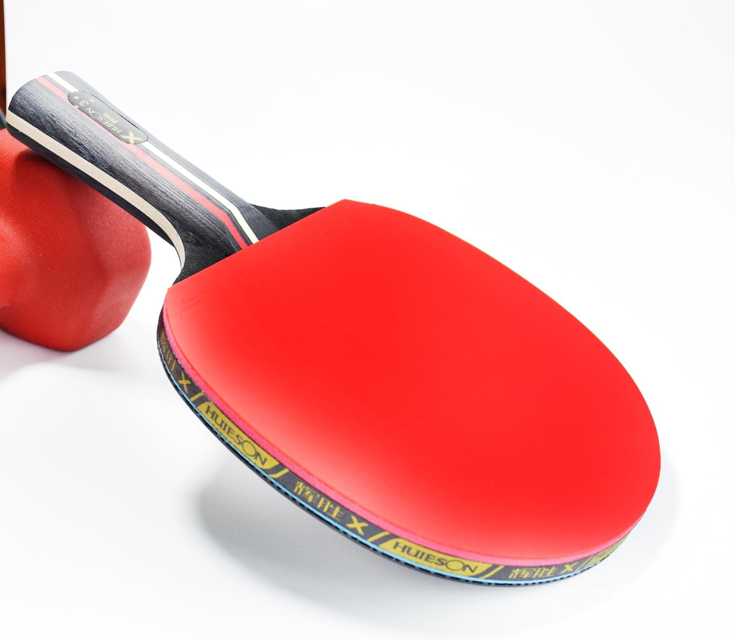 Premium Ping Pong Paddle Set, Table Tennis Racket Set Soft Sponge Rubber, Carry Bag Included image number 3