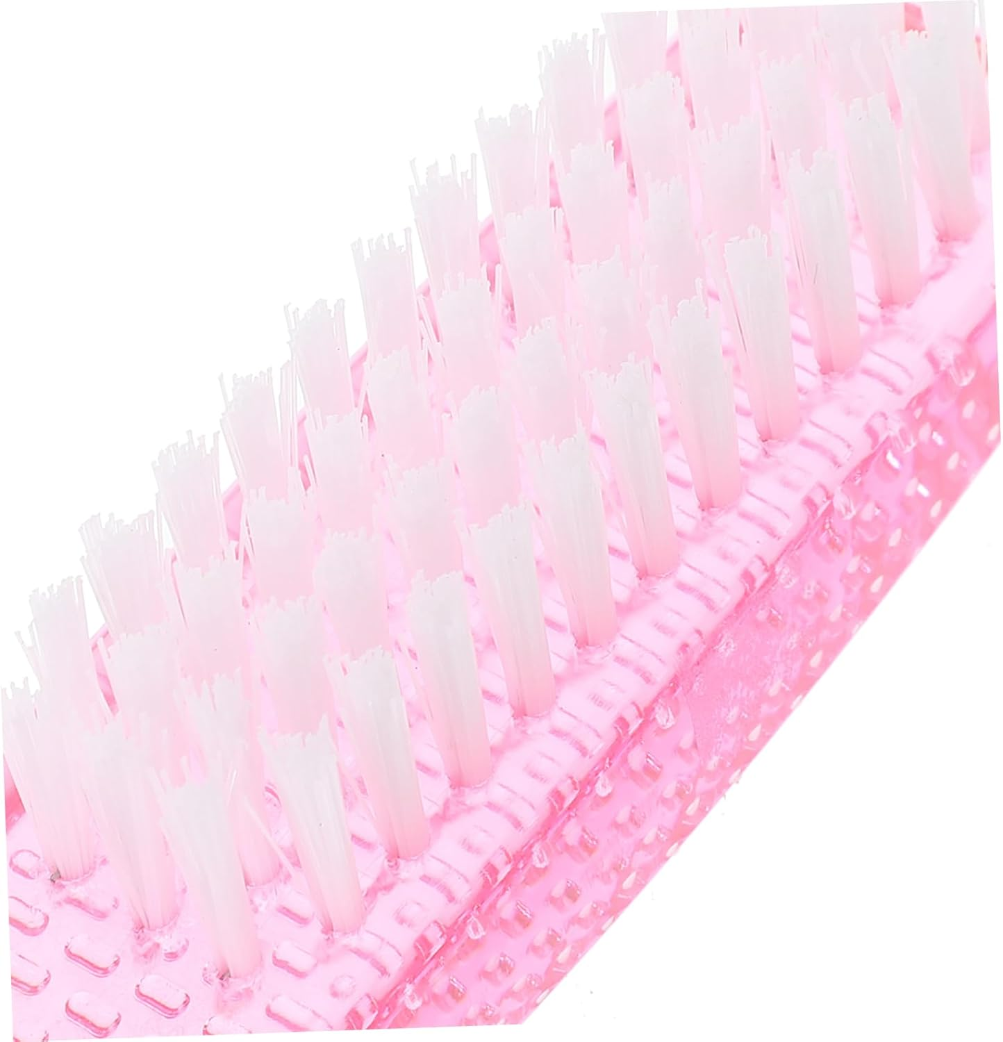 Beaupretty 2Pcs Sturdy Plastic Nail Brush for Fingernails Cleaning Brush Nail Dust Manicure Supplies Handle Grip image number 3