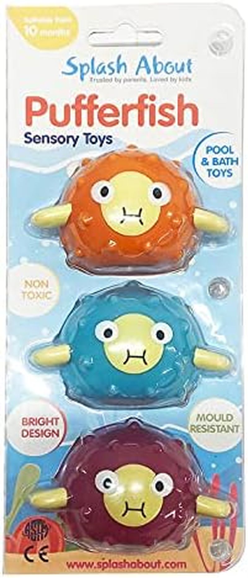 Splash about Baby Puffer Fish Sensory Pool Toy image number 6