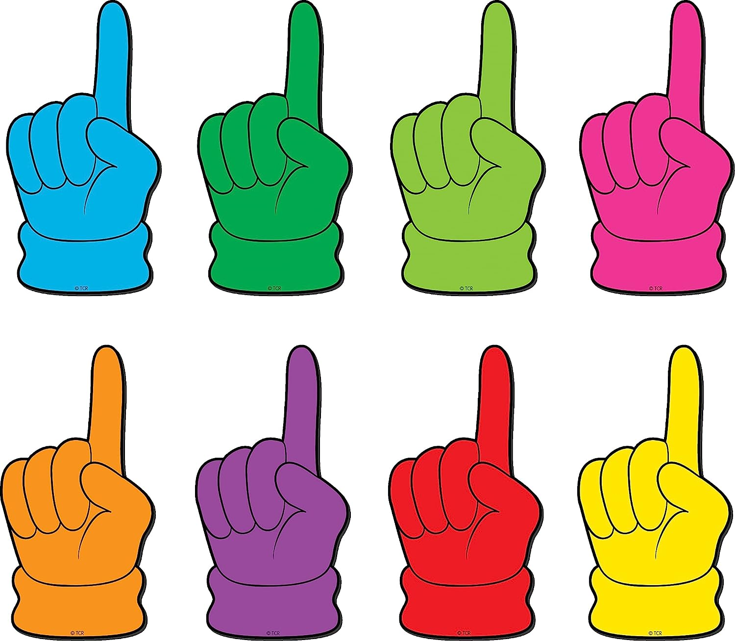 Teacher Created Resources Magnetic Accents, Pointing Hands (77202.0)