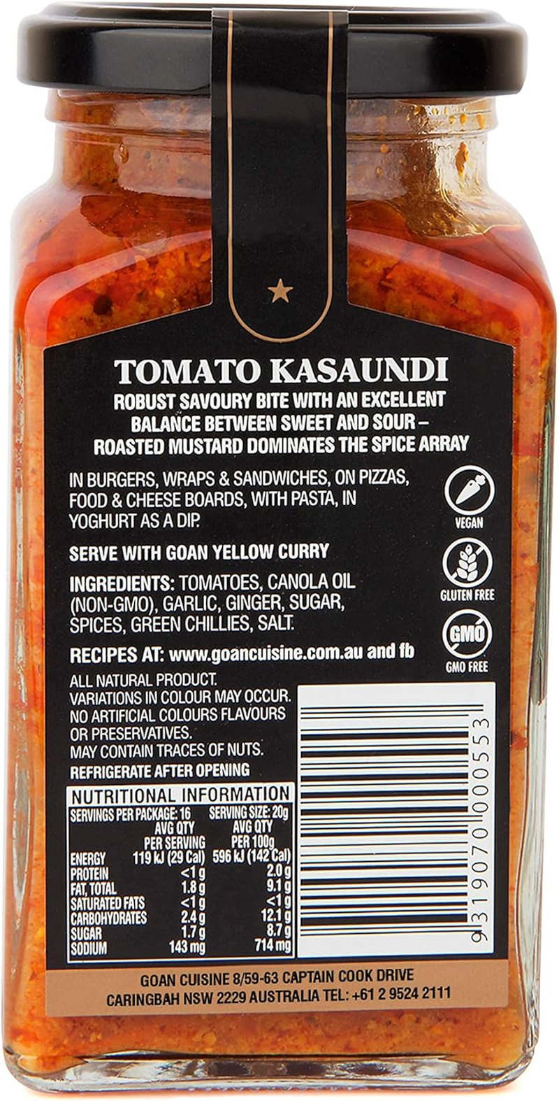 Goan Cuisine Tomato Kasaundi