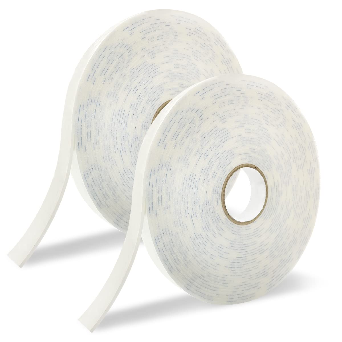 Double Sided Tapes, 2 Rolls White Foam Tape for Home, Office, Wall, Art Crafts DIY (Each Roll Is 1.5Cm/0.59In Wide and 10M/32.8Ft Long) image number 5
