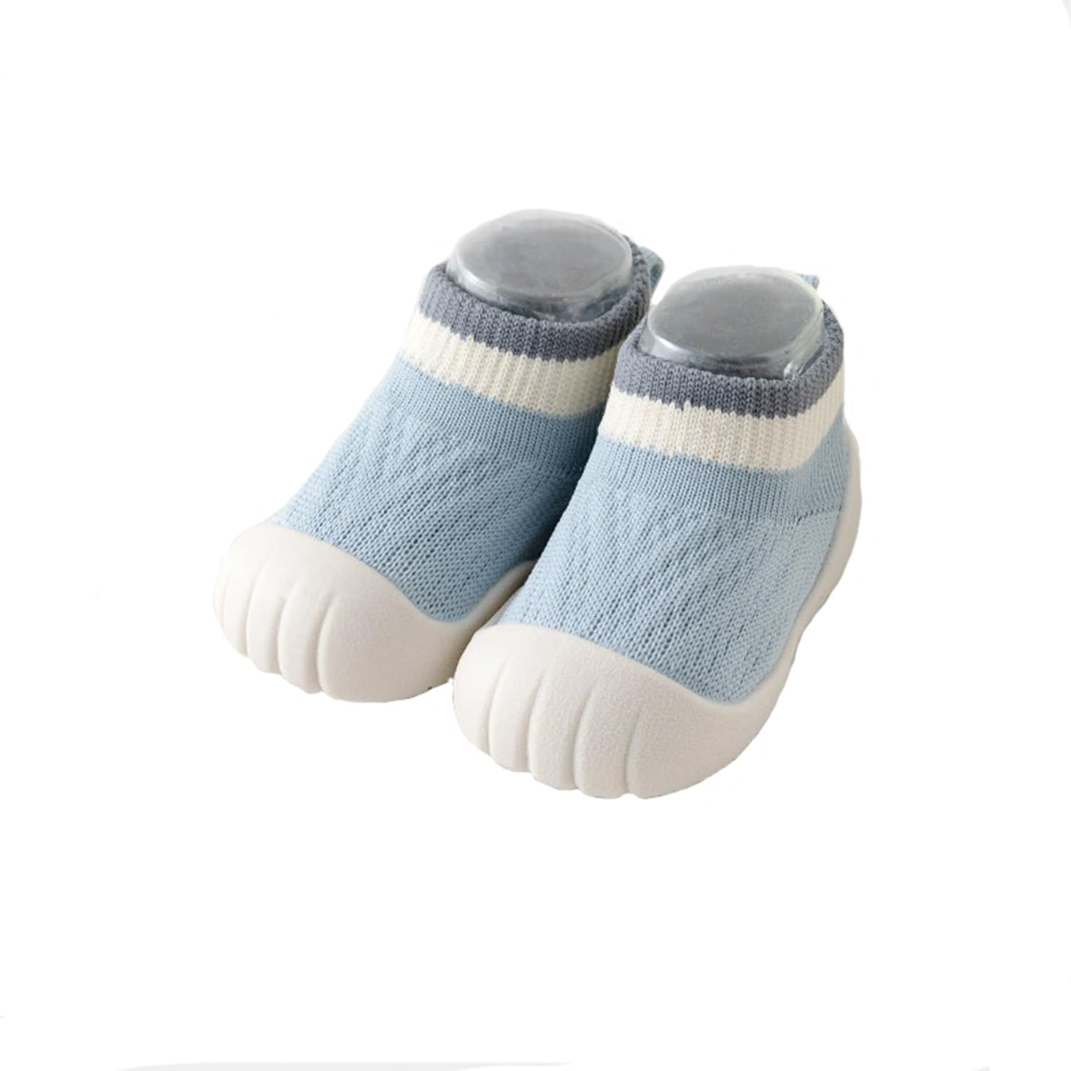 Baby Shoes First Walking & Walker Slip-On Soft Sole Non-Slip Sock Sneakers Infant Floor Slippers Toddler Shoes Lightweight Breathable for Boys Girls Early Walkers