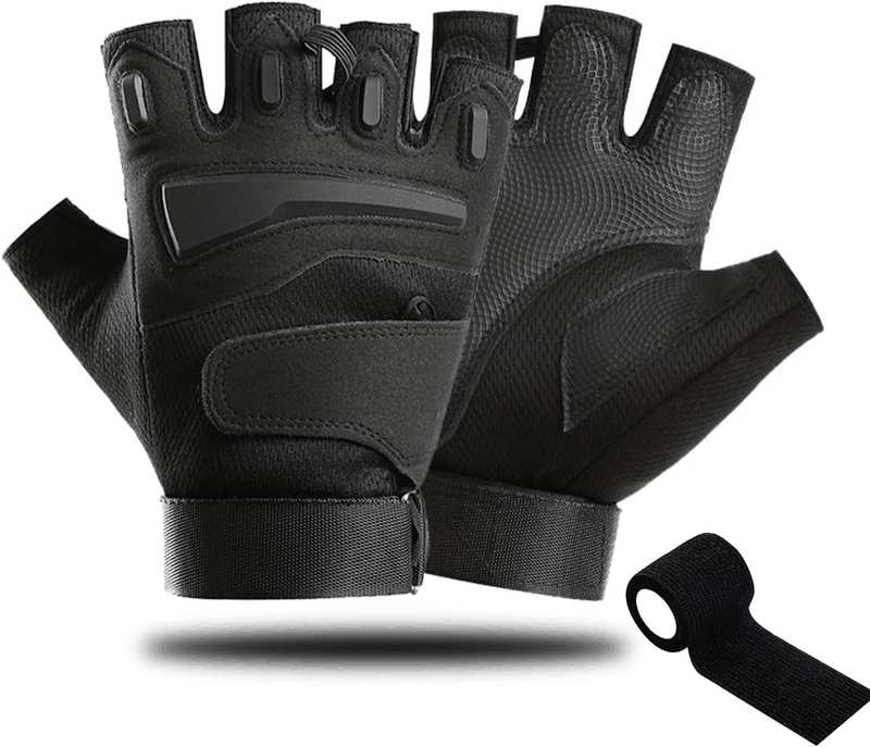 Gym Fitness Gloves with a Sports Bandage Breathable Elastic Training Workout Gloves for Men and Women Non-Slip Silicone Weightlifting Strength Pull-Ups Bodybuilding image number 5