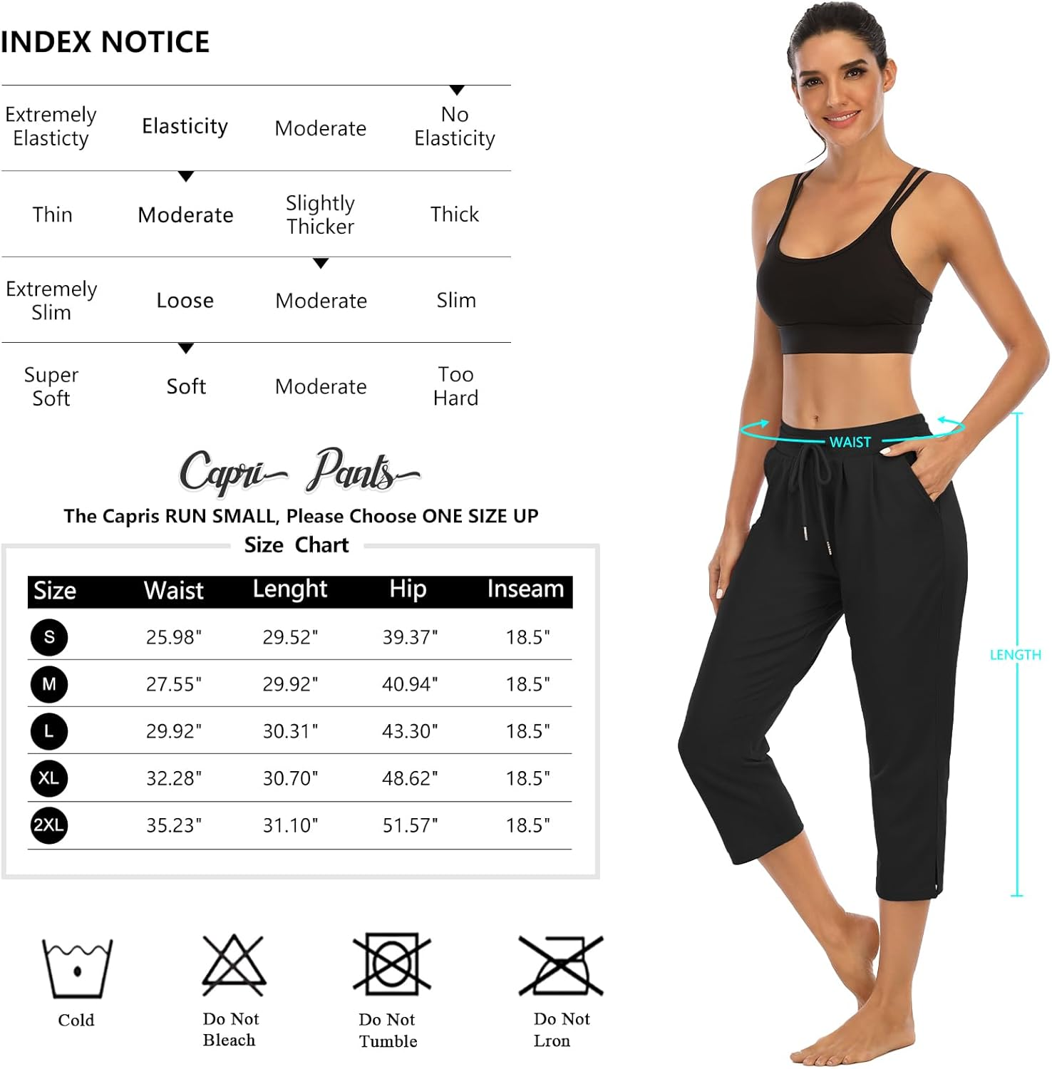 THANTH Womens Capri Yoga Pants Loose Comfy Lounge Pajamas Workout Athletic Capris Jersey Joggers Pants with Pockets