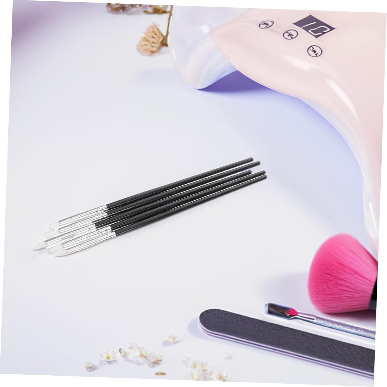 Minkissy Professional Nail Art Pen Set 15Pcs Manicure Kit Silicone Embossing Pen Nail Design Tools for Women image number 2