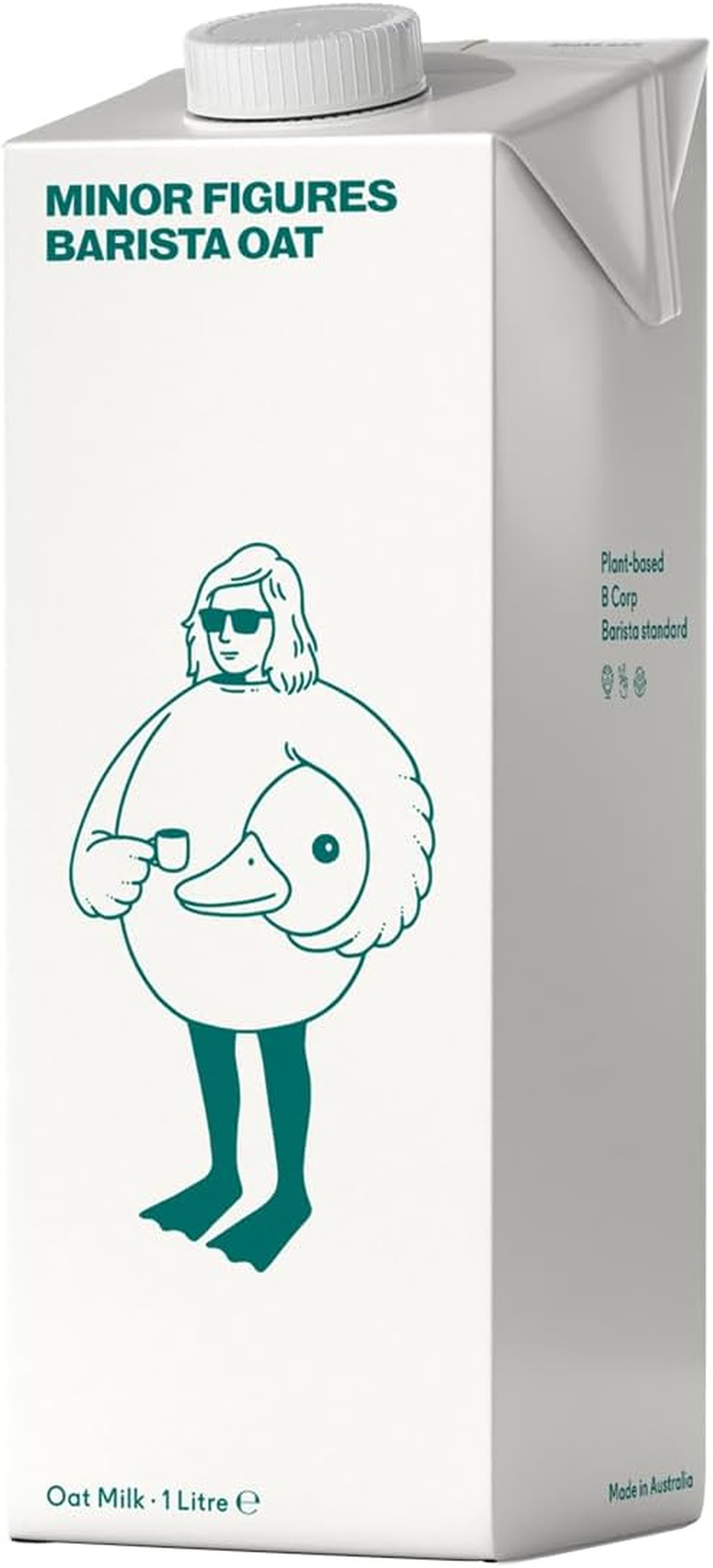 Minor Figures Oat Milk Barista &ndash; Formulated by Coffee Baristas &ndash; Vegan &ndash; No Sugar &ndash; No Dairy, (Pack of 6 X 1Ltr) image number 2