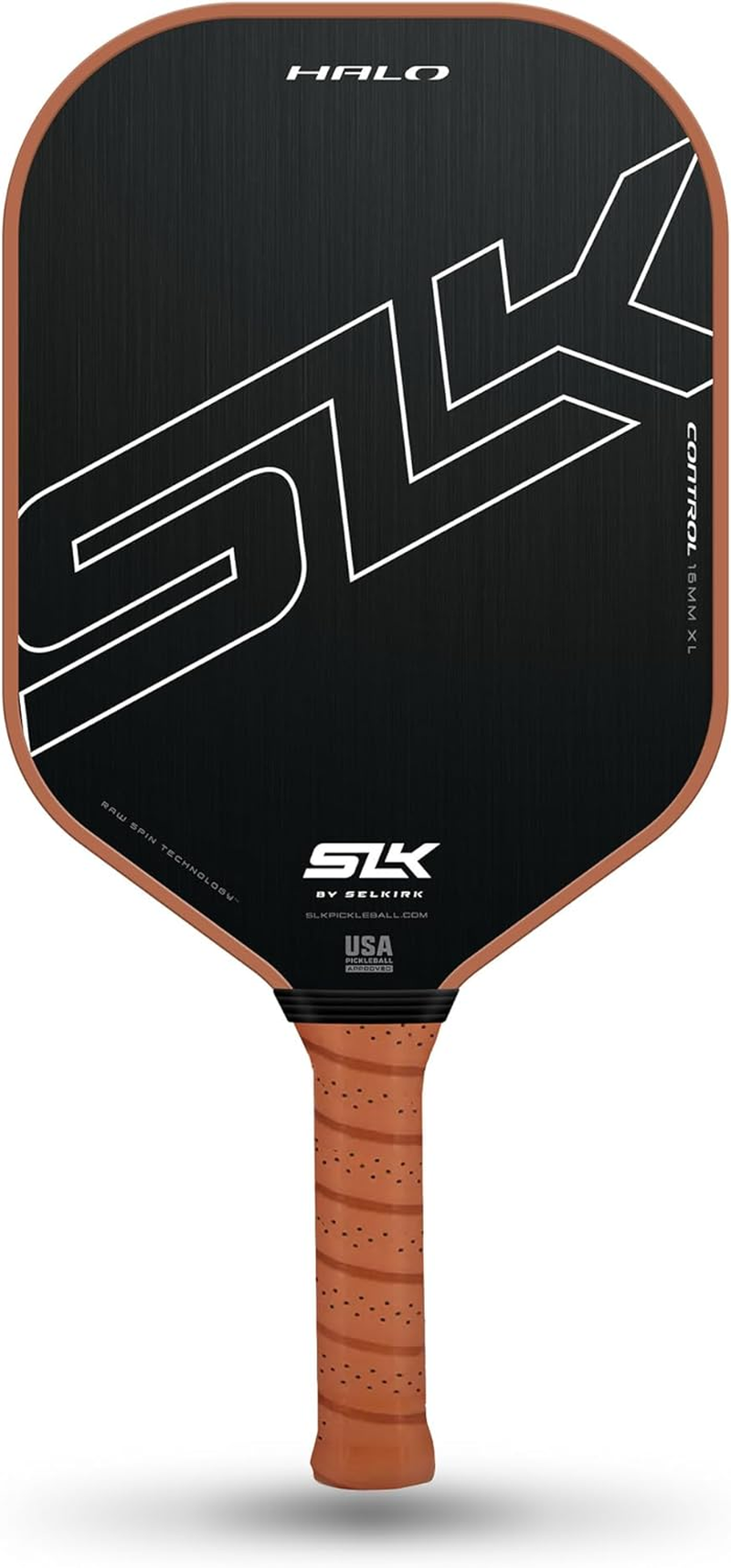 Selkirk SLK Halo Pickleball Paddle | Raw Carbon Fiber Pickleball Paddle with a Rev-Core Power Polymer Core | Pickleball Rackets Made in the USA | the Pickleball Paddle Designed for Ultimate Spin & Consistency image number 4