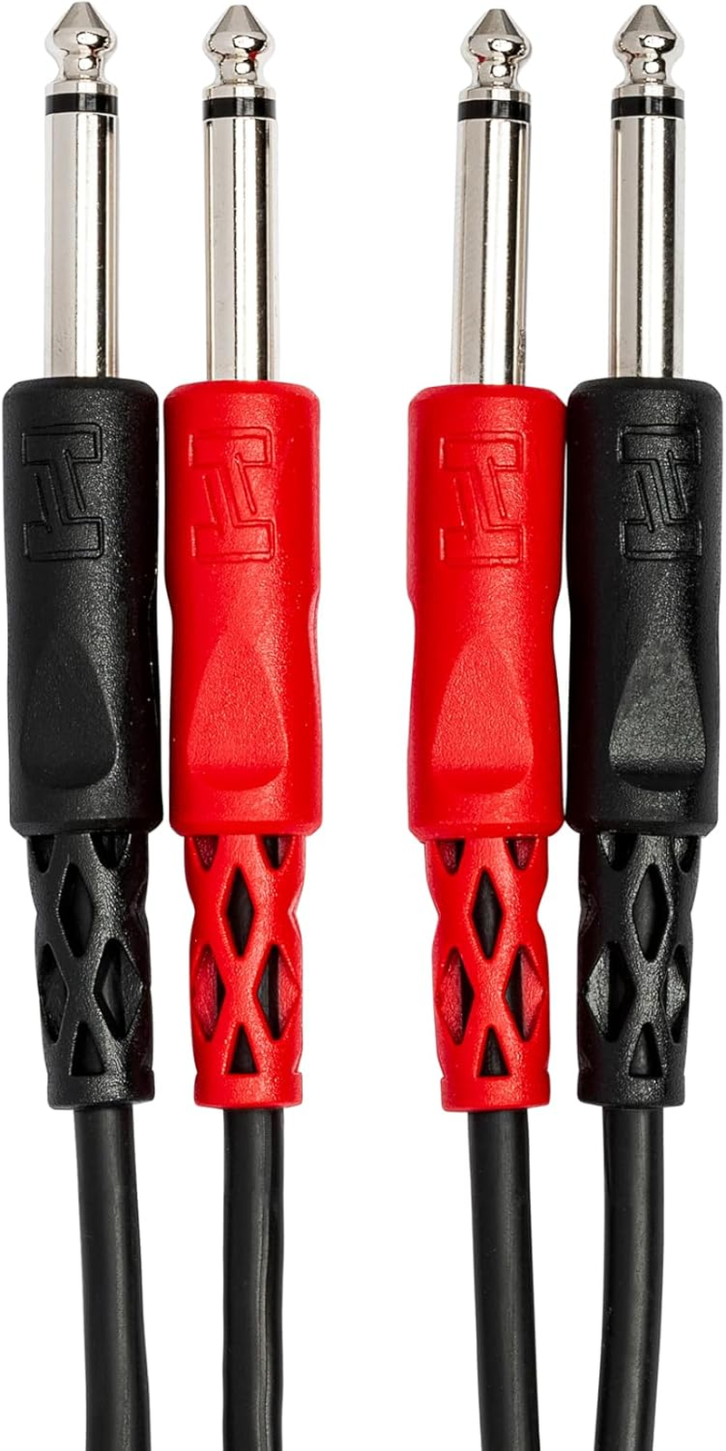 Hosa CPP-201 Dual 1/4 Inch TS to Dual 1/4 Inch TS Stereo Interconnect Cable, 3.3 Feet image number 5