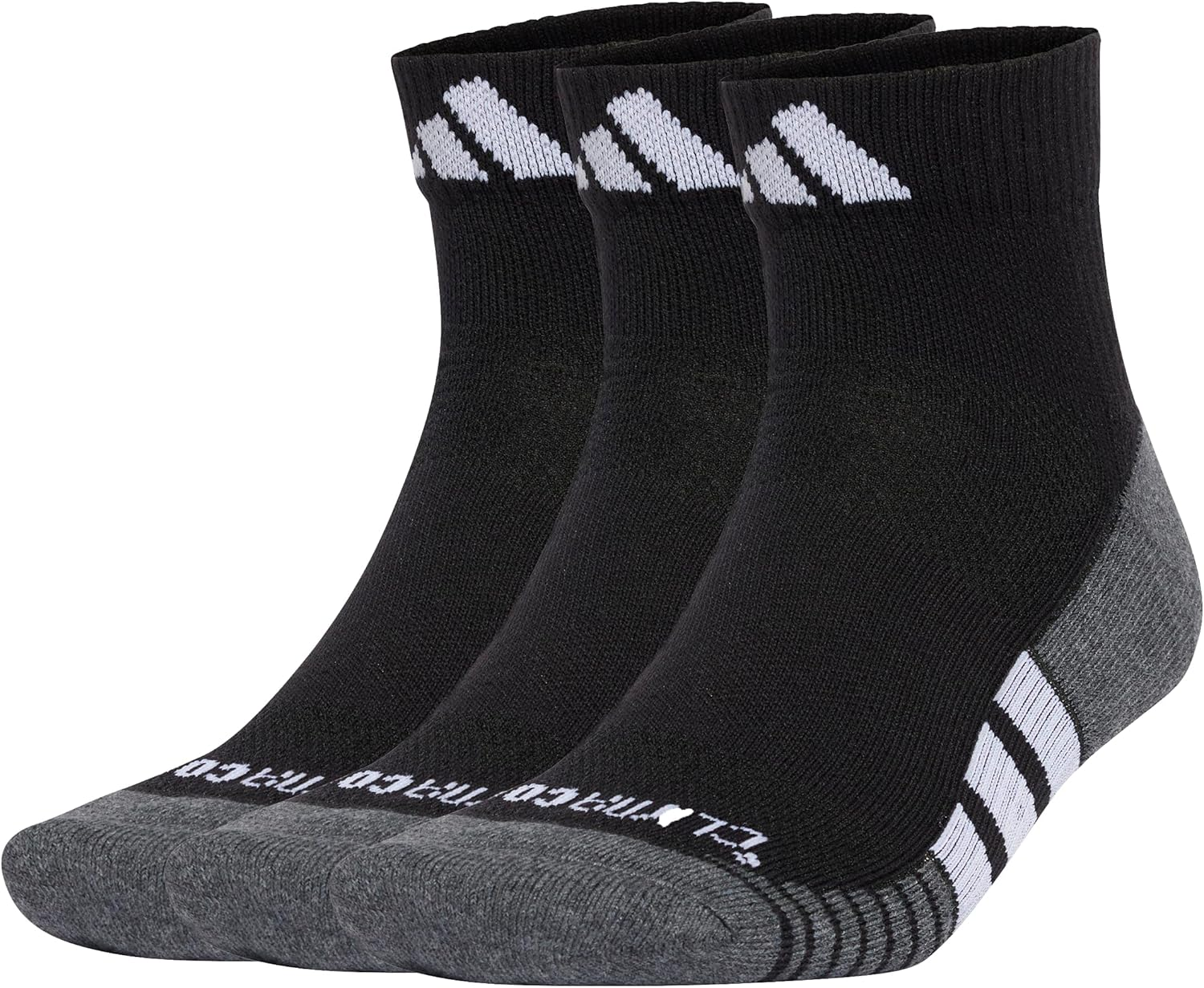Adidas Performance Cushioned Quarter Socks 3-Pack