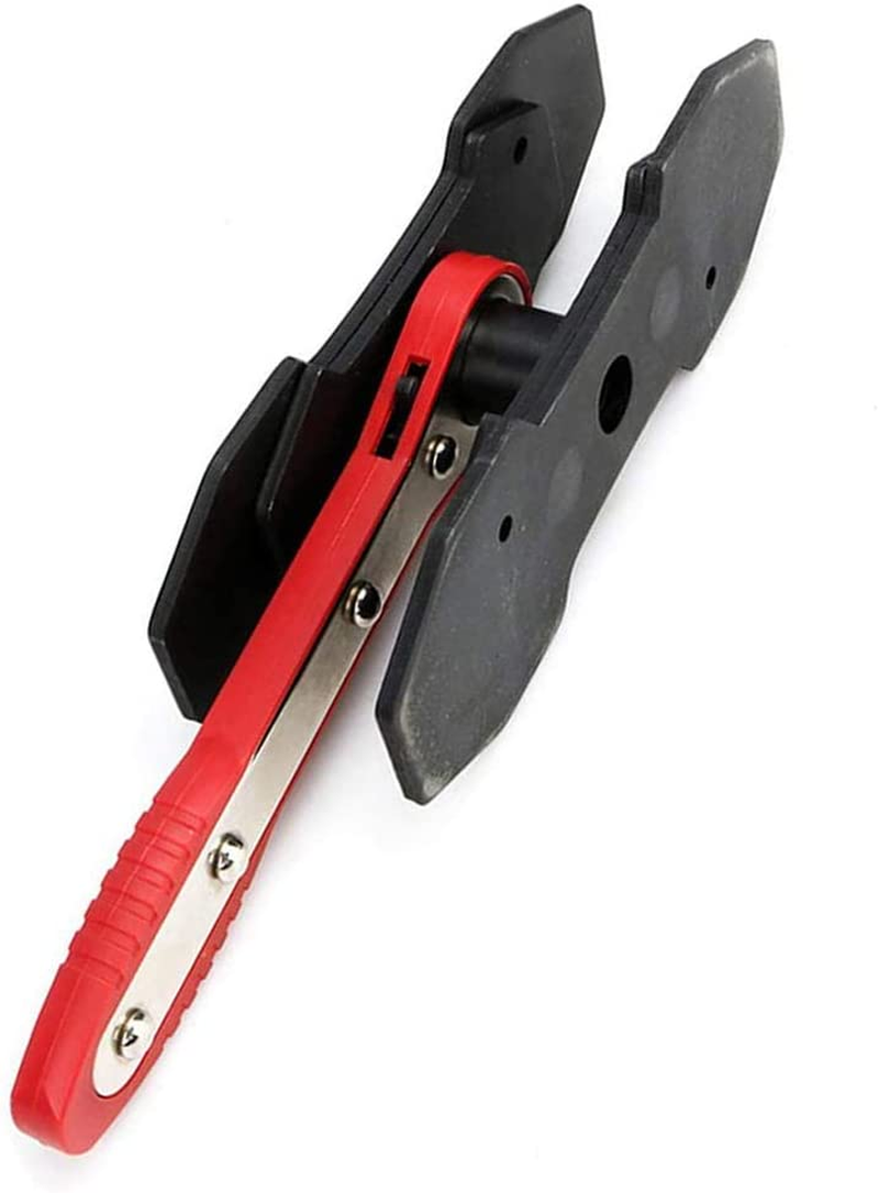 QISF Universal Car Brake Caliper Press,360 Degree Ratchet Swing Car Ratcheting Brake Caliper Piston Spreader Press Tool with 2 Additional Steel Plates