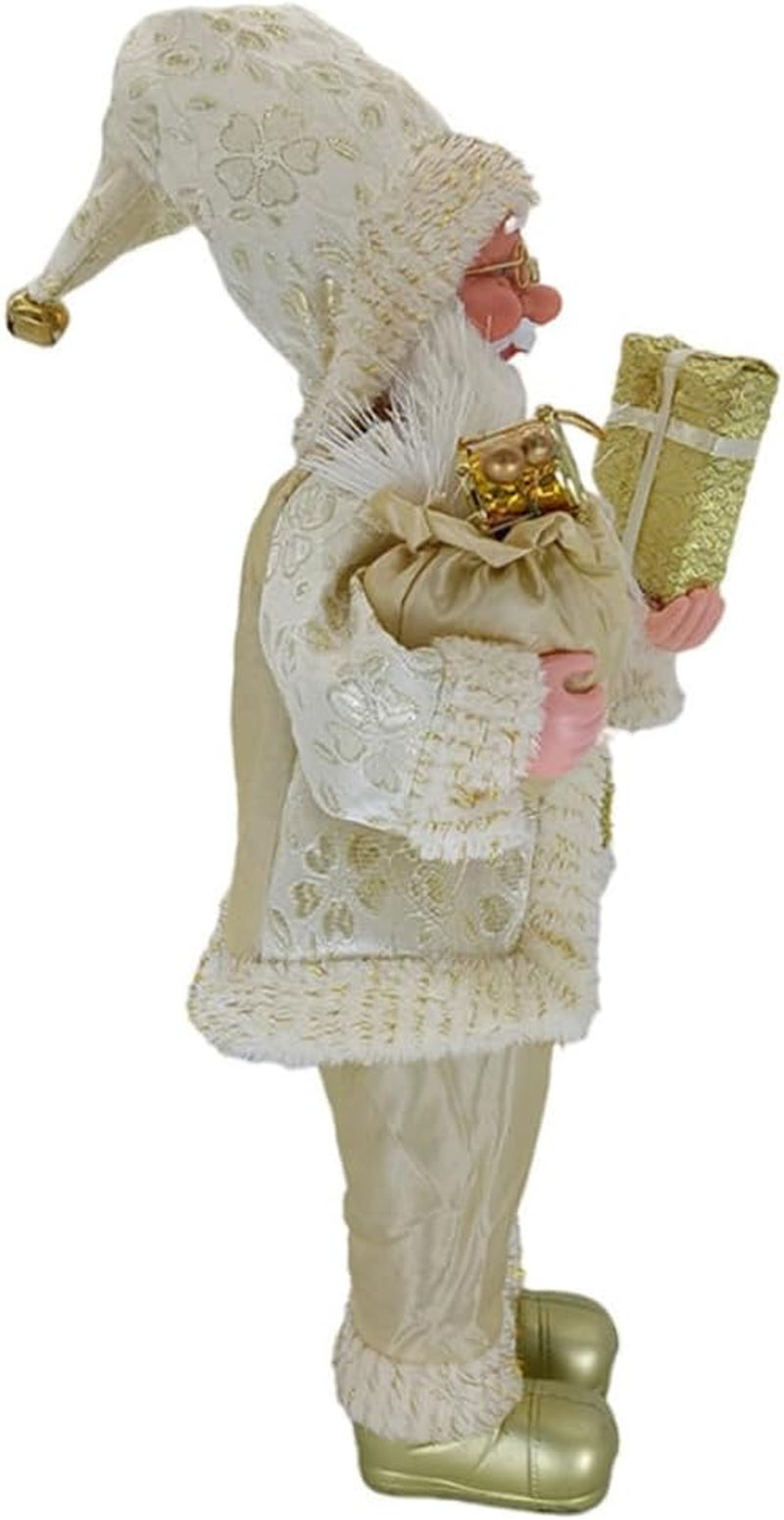Standing Santa Claus Doll for Xmas Tabletop Xmas Ornament for Christmas House Decorations and Show Window Display image number 2