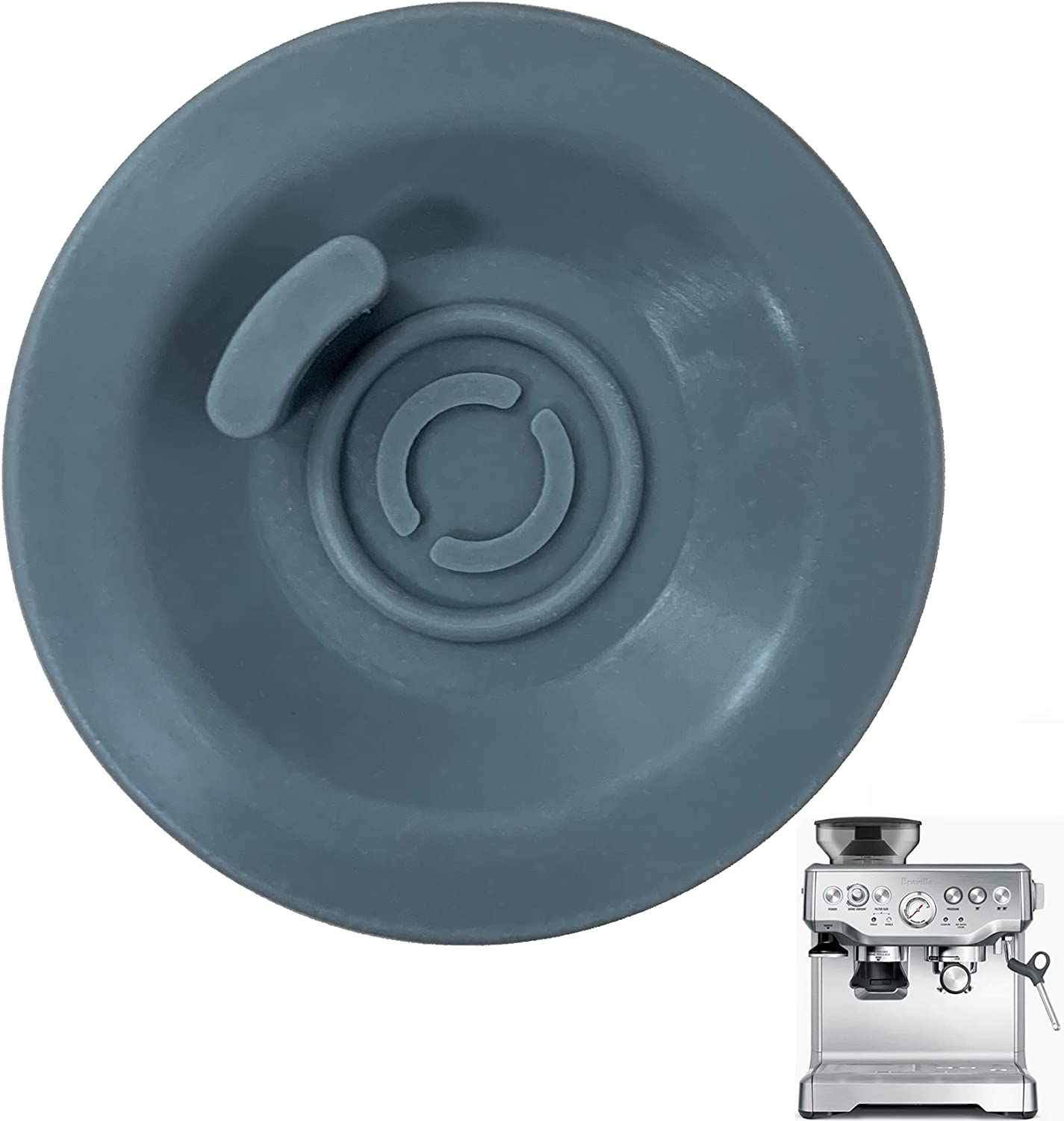 Tongke 1Pack 54Mm Backflush Cleaning Disc Blind Insert Parts Compatible with Selected for Breville Espresso BES500 BES810 BES840 BES860 BES870 BES880/11.2, Rubber Disks image number 3