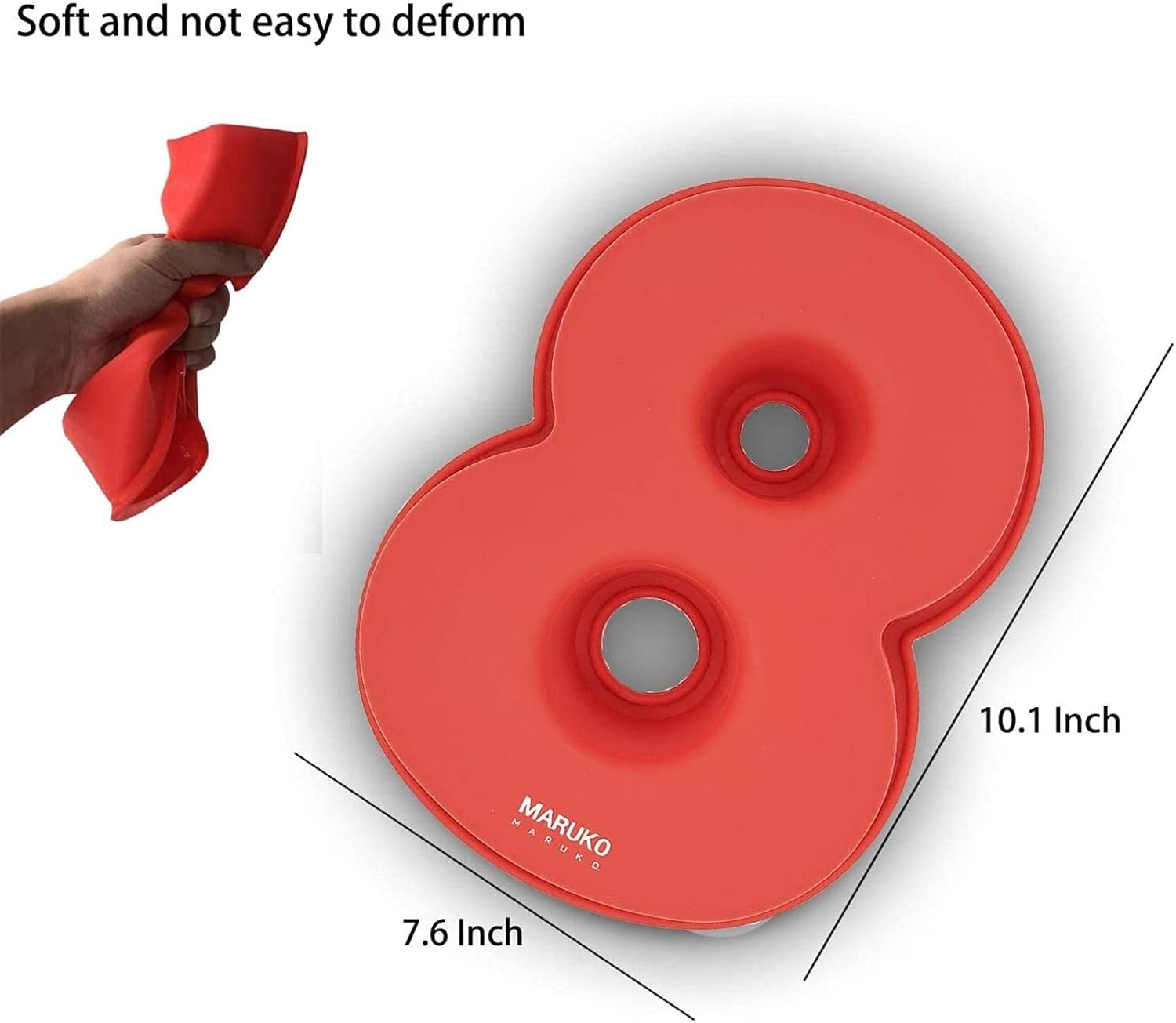 Number Cake Tins Silicone, Number 8 Cake Tin Mould, 10 Inch 3D Large Silicone Number Cake Moulds, Baking Pans for Birthday and Anniversary, BPA Free, Non-Stick image number 4