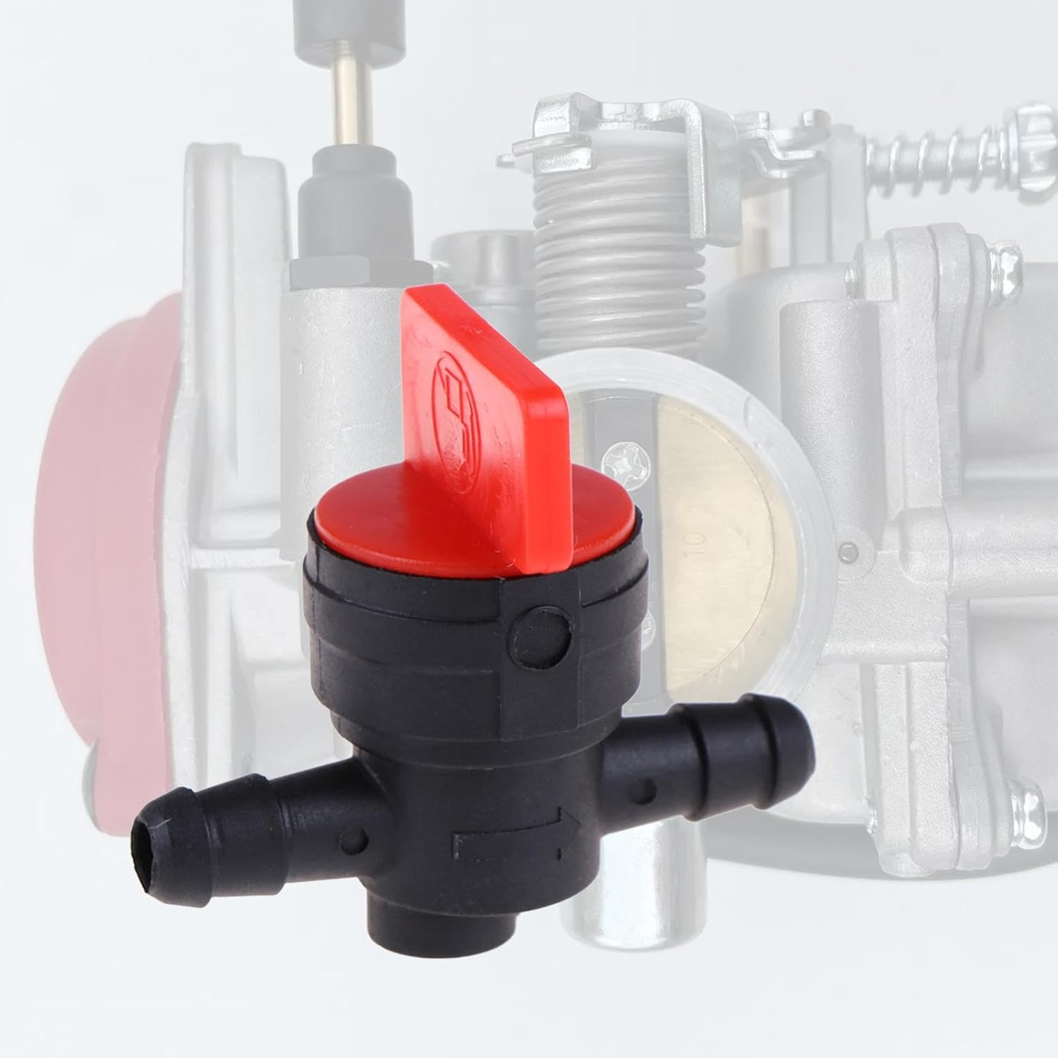 Generic 1/4" Inline Petcock Fuel Shutoff Valve, Fuel Shutoff Valve Assembly, Petcock Fuel Shutoff Valve for Lawn Mower, image number 3