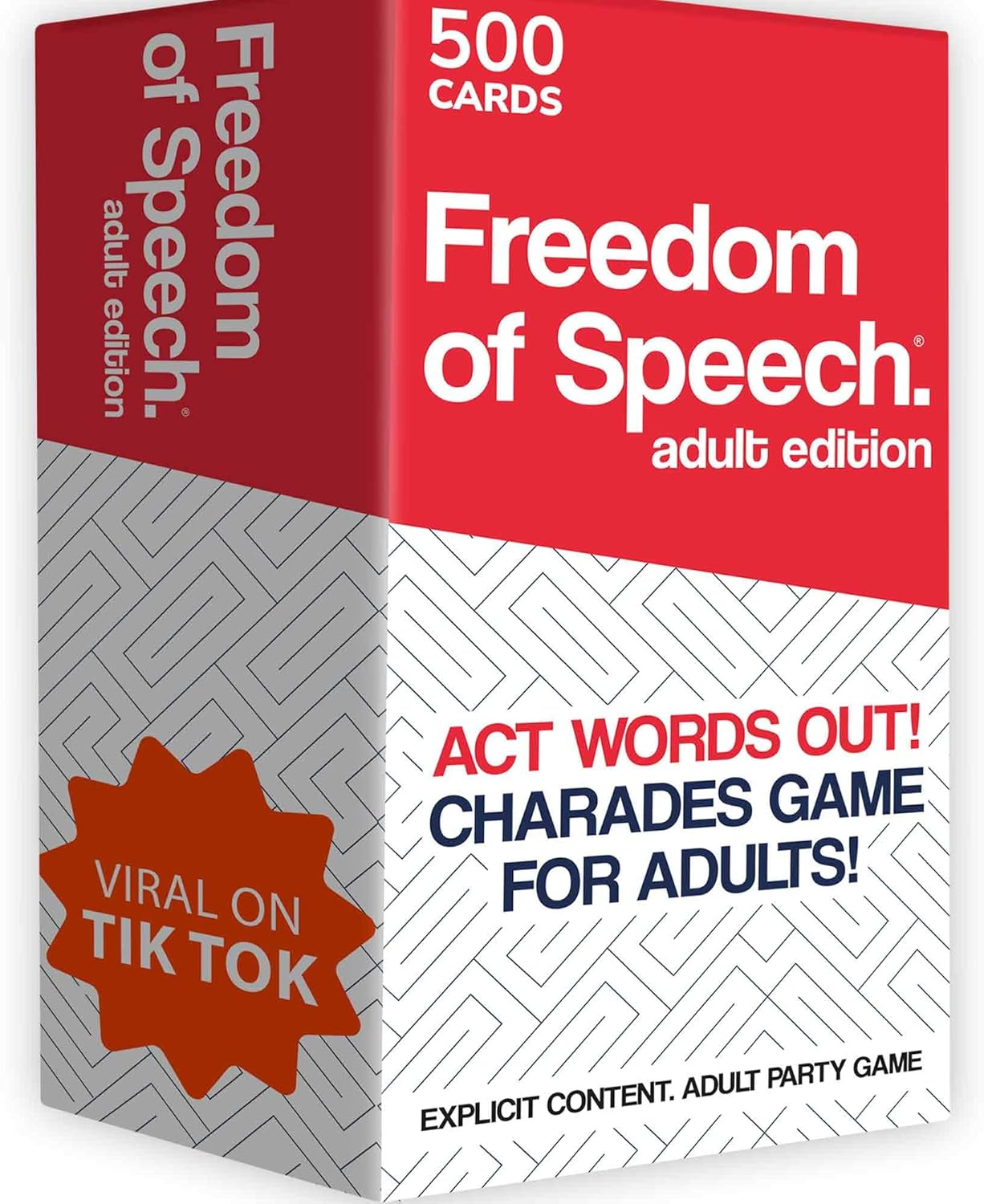 QUOKKA Card Board Games for Adults - Freedom of Speech. Adult Edition - Fast-Paced | Guess the Word | Easy to Play - Adult Party Game for Game Night