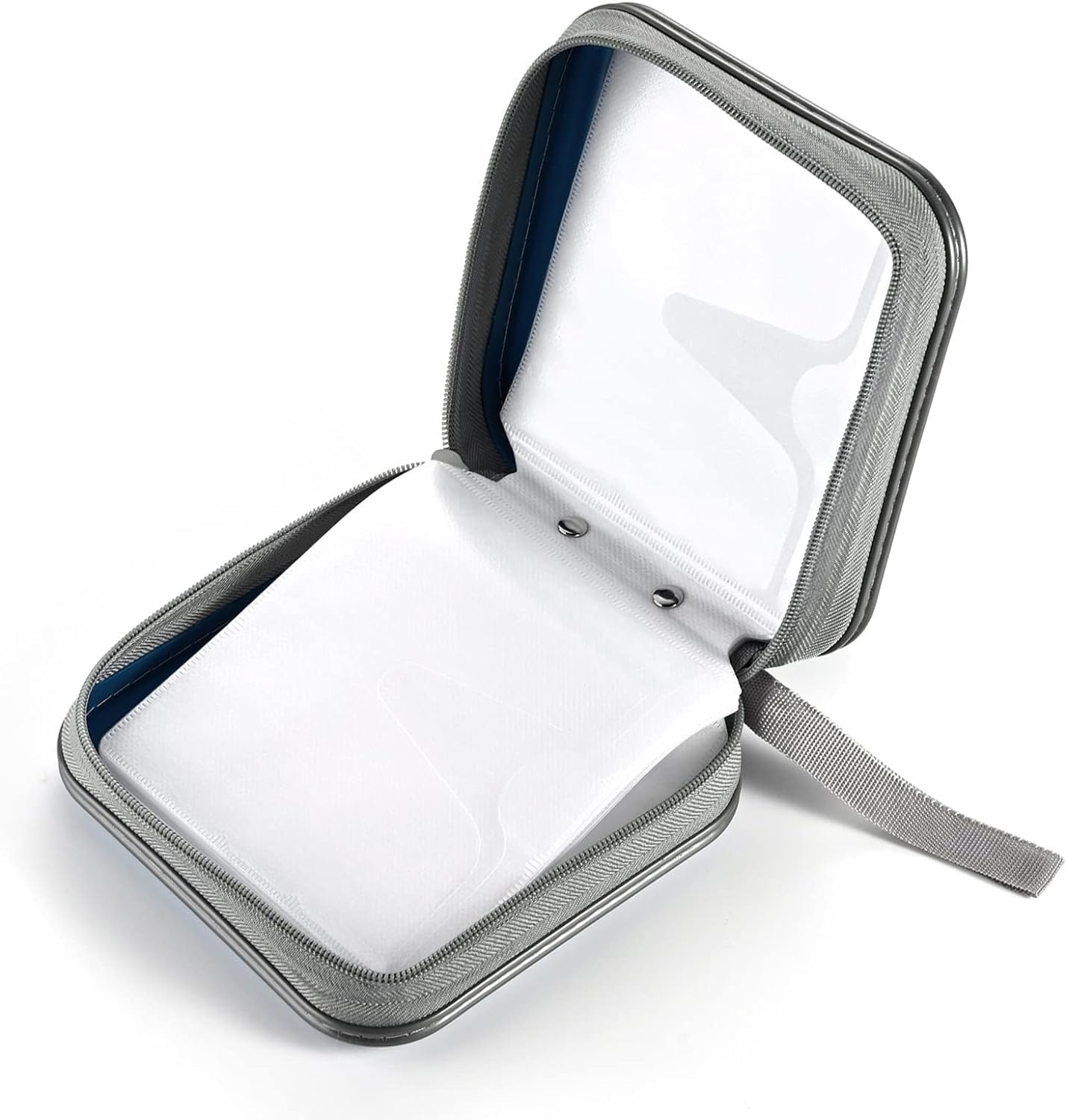 Car CD Organiser | 40-Disc Shockproof Storage Case - Hard Plastic DVD Wallet Holder Protector for Vehicles & Travel | Anti-Scratch Compact Design, Durable CD Organizer for Auto Home Use (Black) - Black image number 2