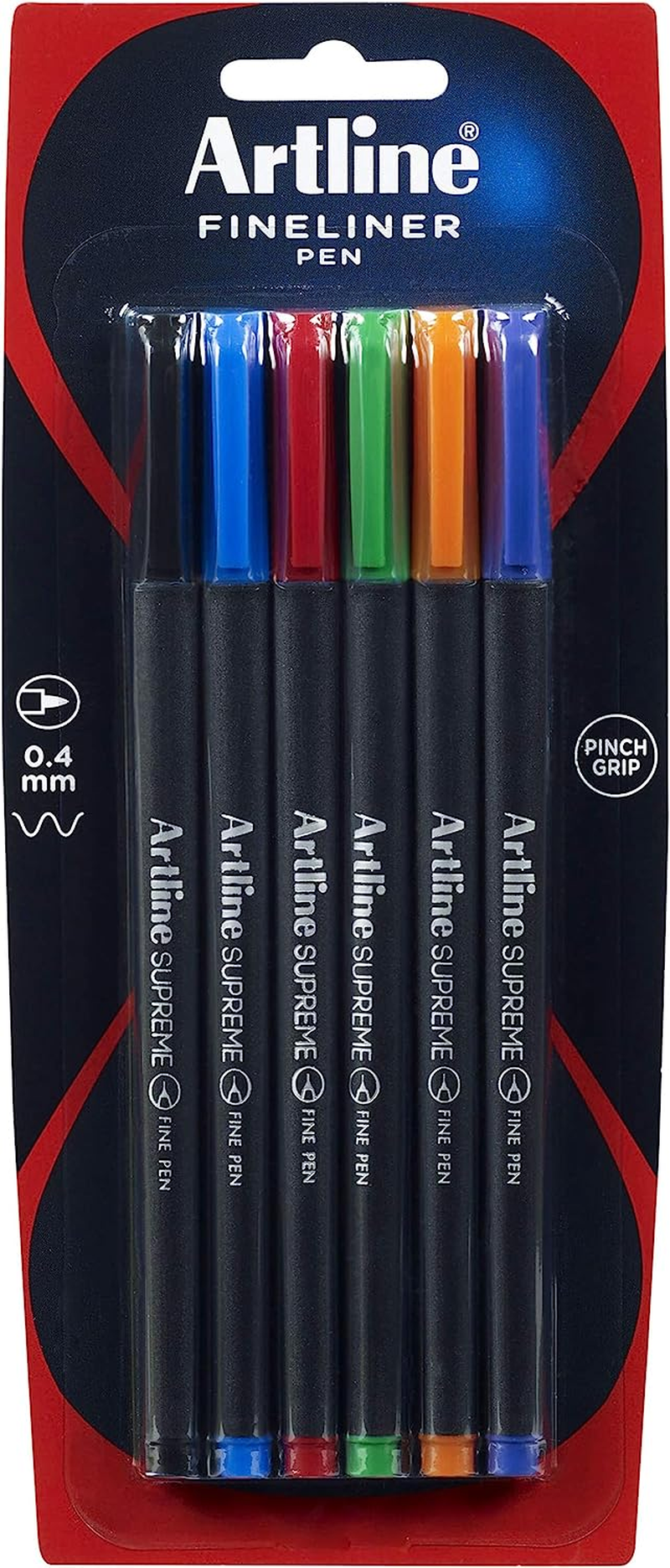Artline, 12101, Supreme Fineline Pen, 0.4MM, Black , Box 12 image number 7