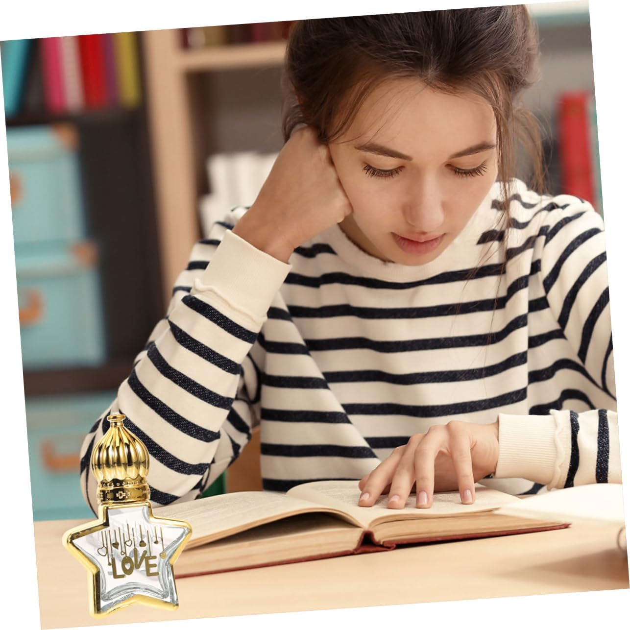 Essential Shaped Roller Bottle Empty Glass Perfume Container for Travel Lightweight and Portable Aromatherapy Bottle for Personal and Spa Use image number 6