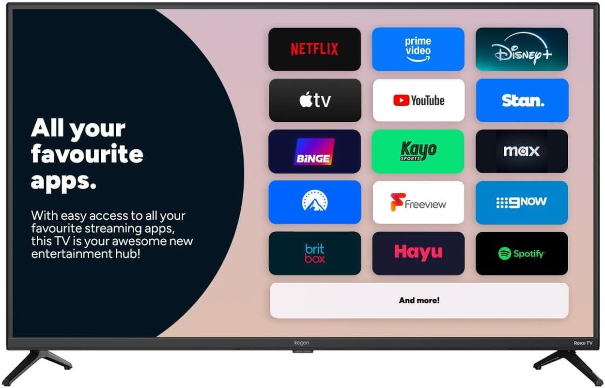 Kogan 43" LED 4K Smart Compatible with Roku TV - R95T - KALED43R95TA - 43 Inch image number 1