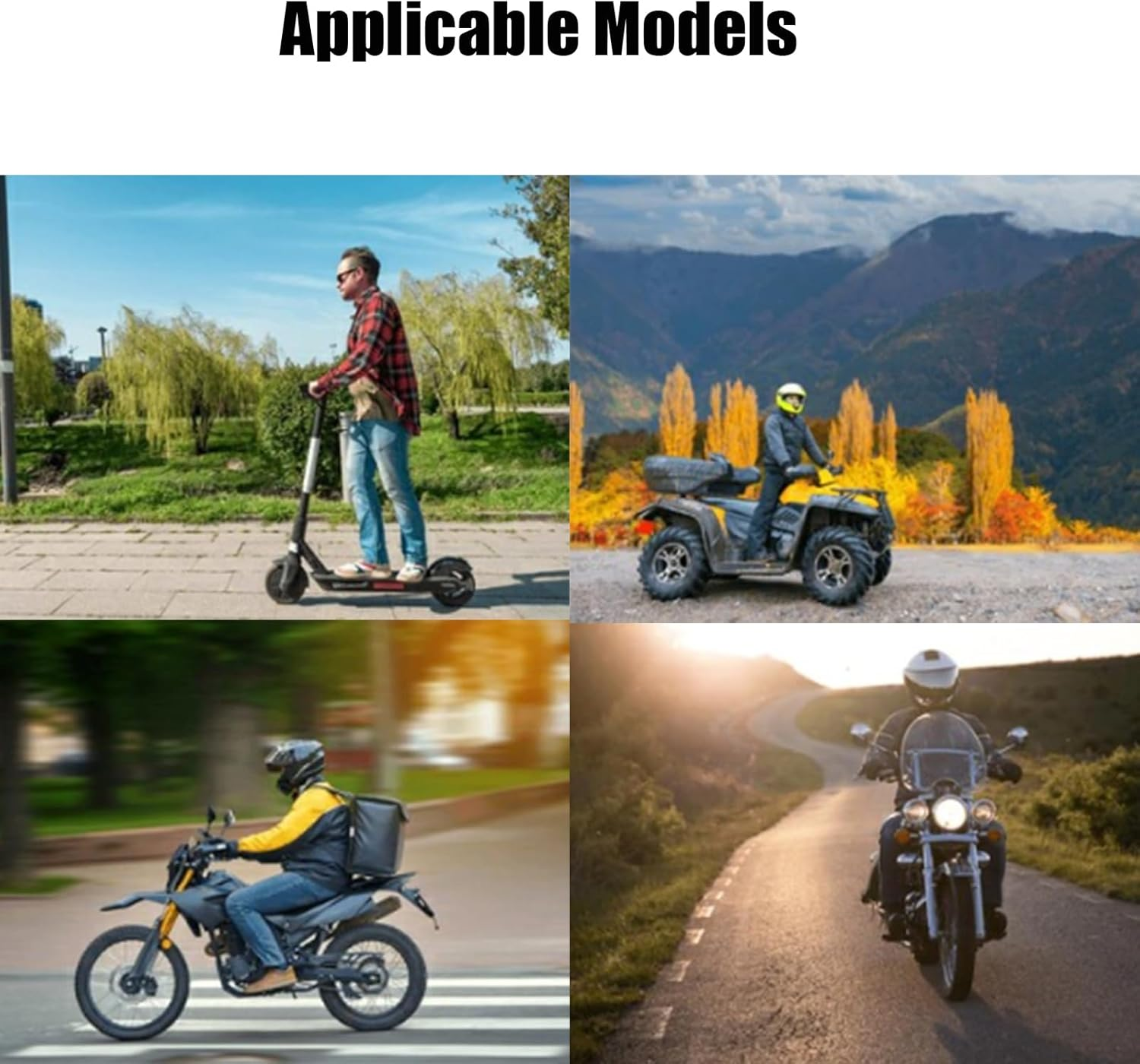 Motorcycle Locks anti Theft - Motorcycle Lock Heavy Duty for Grip Lock Brake,Universal Motorcycle Throttle Lock Candado Para Moto for Motorcycle Scooters ATV Dirt Bike,Black image number 2