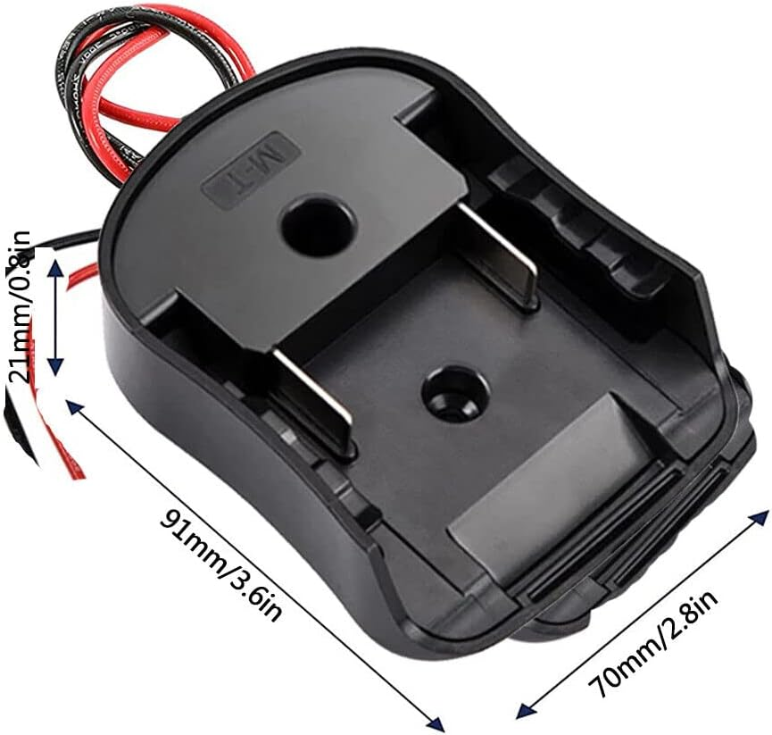 Power Wheel Adapter Power Compatible with Makita BL1860 BL1840 BL1830 BL1860B Battery, Power Converter for DIY Use,Ride on Truck, Fan, Robotics, RC Toys Car and Work Lights Etc image number 4