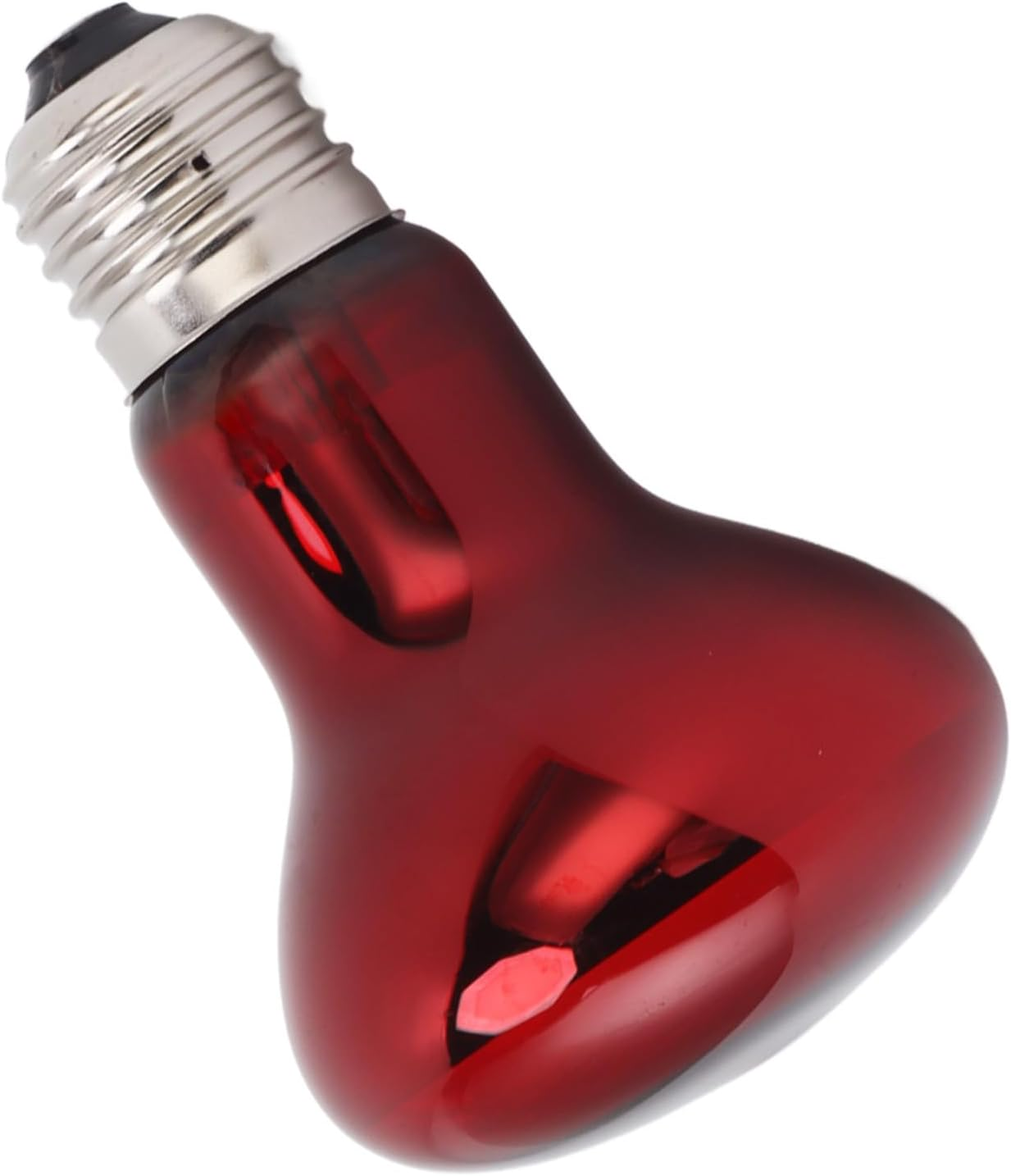 Reptile Heat Lamp Bulb UVA Heating Day Night Light Bearded Dragon Lizard Red (50W)