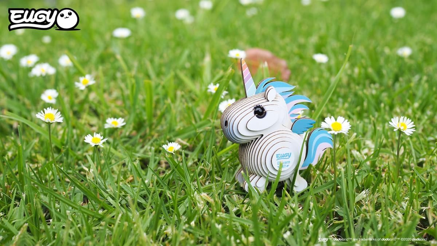 EUGY 069 Unicorn Sky 3D Puzzle - 28 Piece Eco-Friendly Educational Toy Puzzle for Boys, Girls & Kids Ages 6+ image number 6