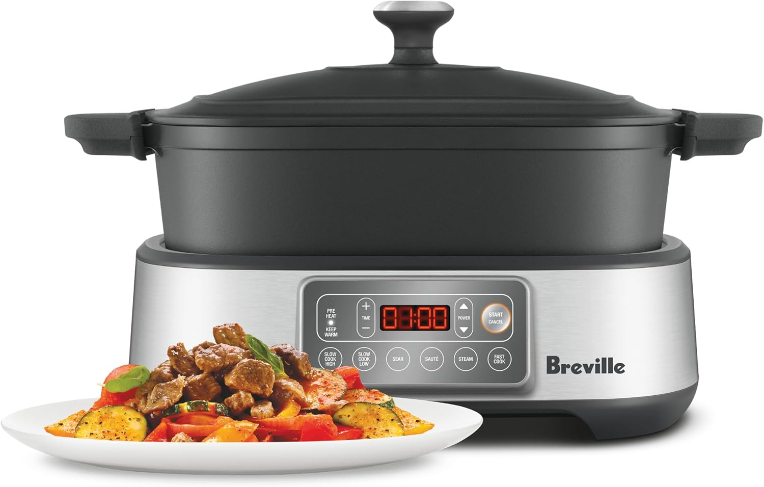 Breville the Ultimate Cook 6 in 1, Brushed Stainless Steel, LMC700BSS image number 4