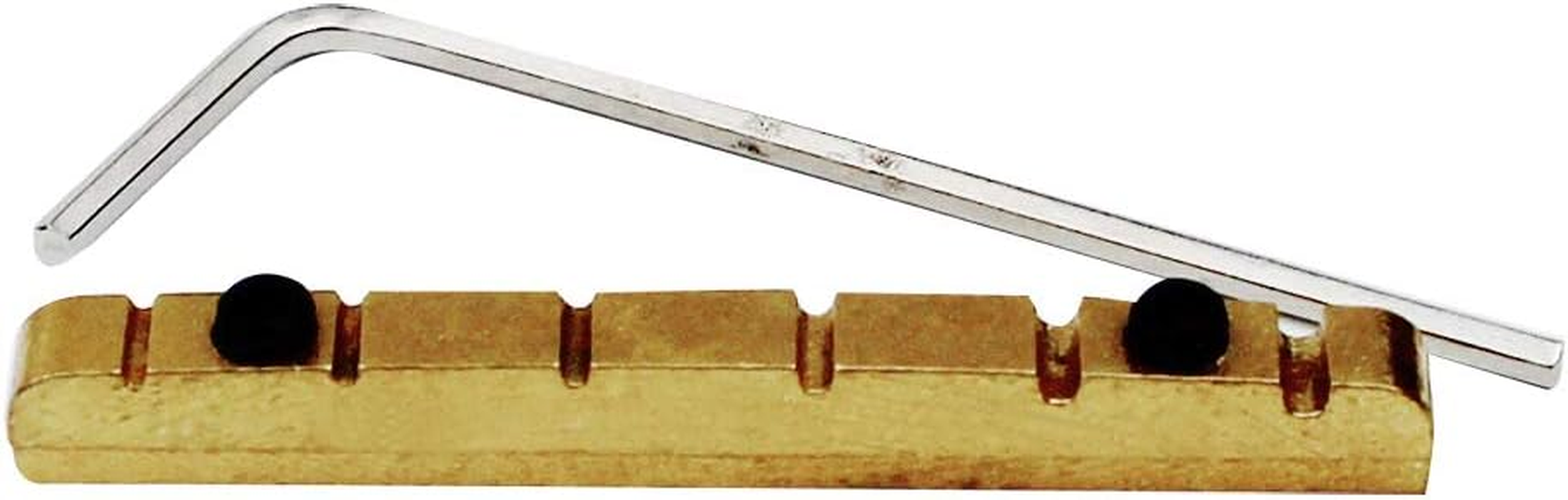 Guyker 42Mm Adjustable Guitar Nut - Bell Brass Nut (42 X 3.5Mm) Split Regulation Replacement Parts Compatible with Stratocaster Strat ST Style Guitar image number 2