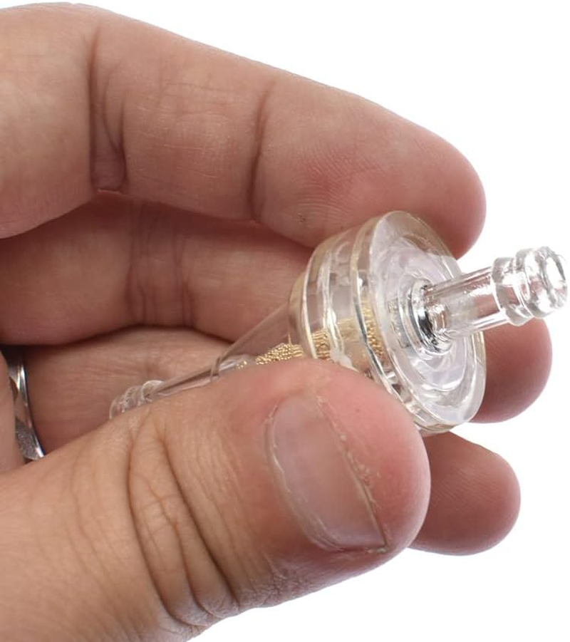 BRAVECOW 10Pcs Universal 1/4" Fuel Filters Small Engine Inline Carb Fuel Gas Filters for Dirt Bike ATV UTV Motorcycle Snowmobile image number 4