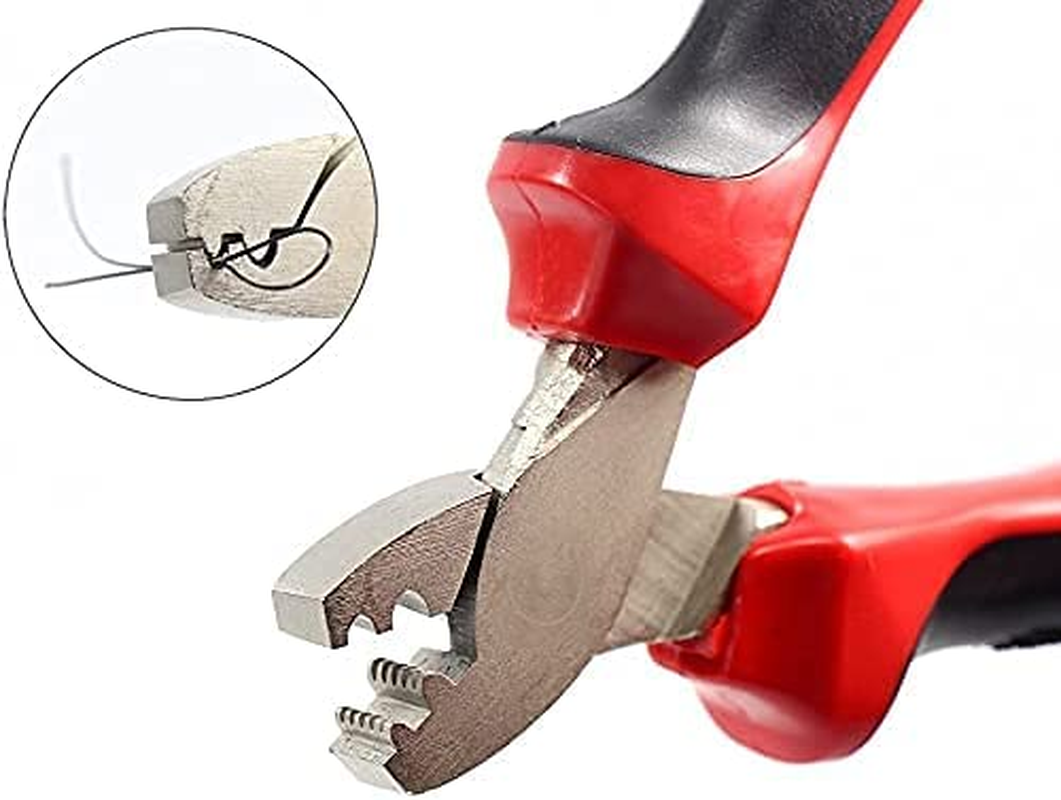 Hand Crimper Tools Stainless Steel Fishing Pliers Braid Cutters Fish Holder Hook Remover image number 5