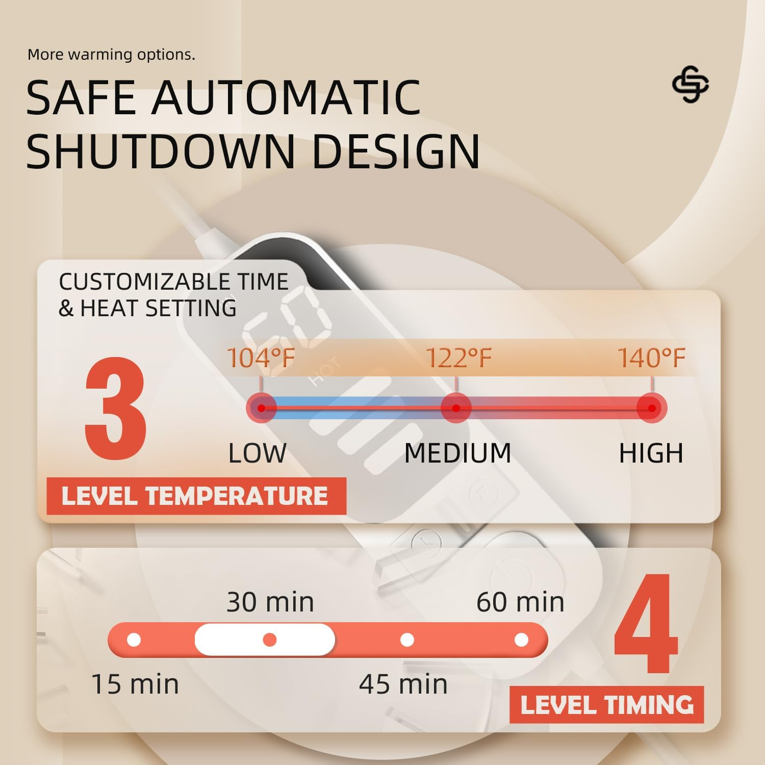 UNCN USB Heated Eye Mask for Dry Eye Syndrome, Dark Circles, Blepharitis, Electric Warm Therapy for Eye Fatigue, Stye Eye, Chalazion, USB 3D Warm Eye Compress Mask image number 4