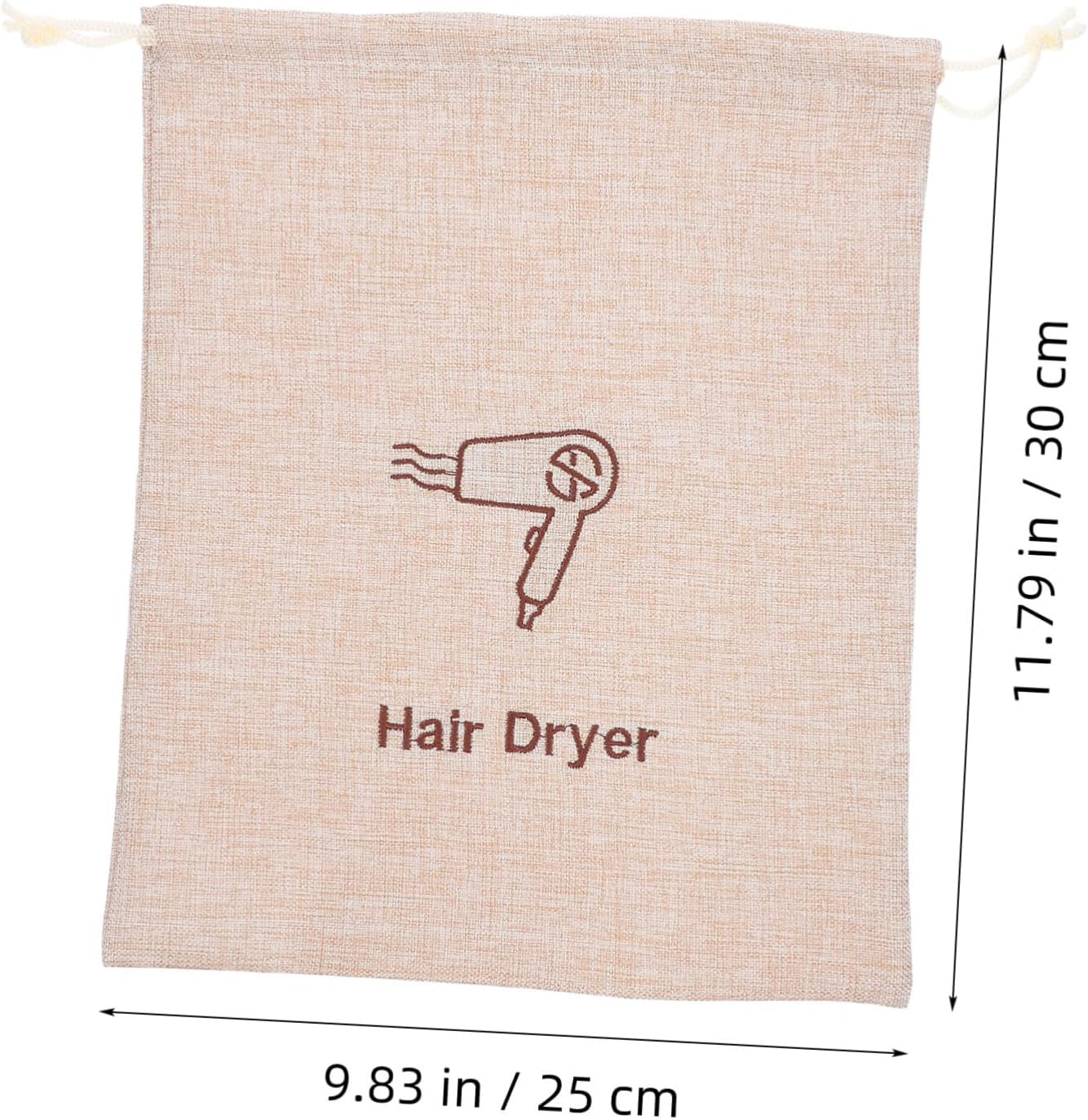 4Pcs Hair Dryer Storage Bag Drawstring Dustproof for Hotels and Guesthouses Travel Friendly Hair Dryer Bag image number 5