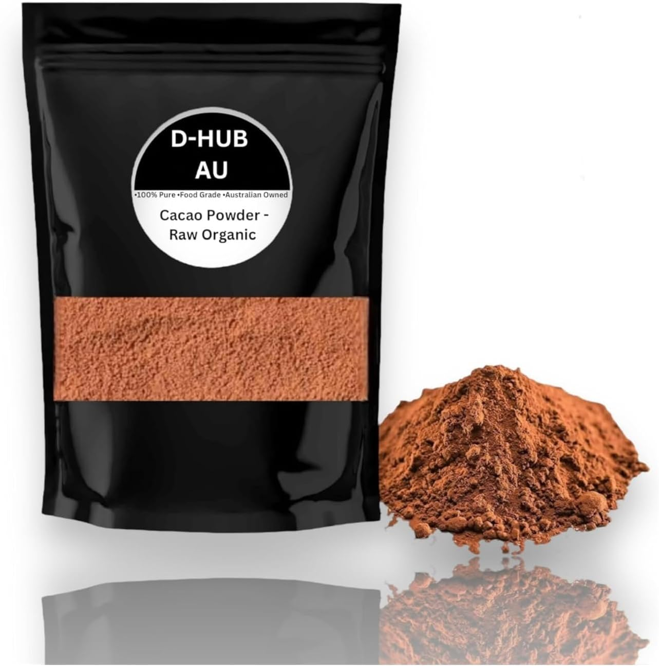 (2Kg) Organic Cacao Powder | Raw Cacao Powder for Baking, Cooking & Brewing Non-Alkalised, Unprocessed Cacao Powder, the Naturally Tart Cacao Flavour Is Ideal for Desserts, Smoothies & Tea. image number 2