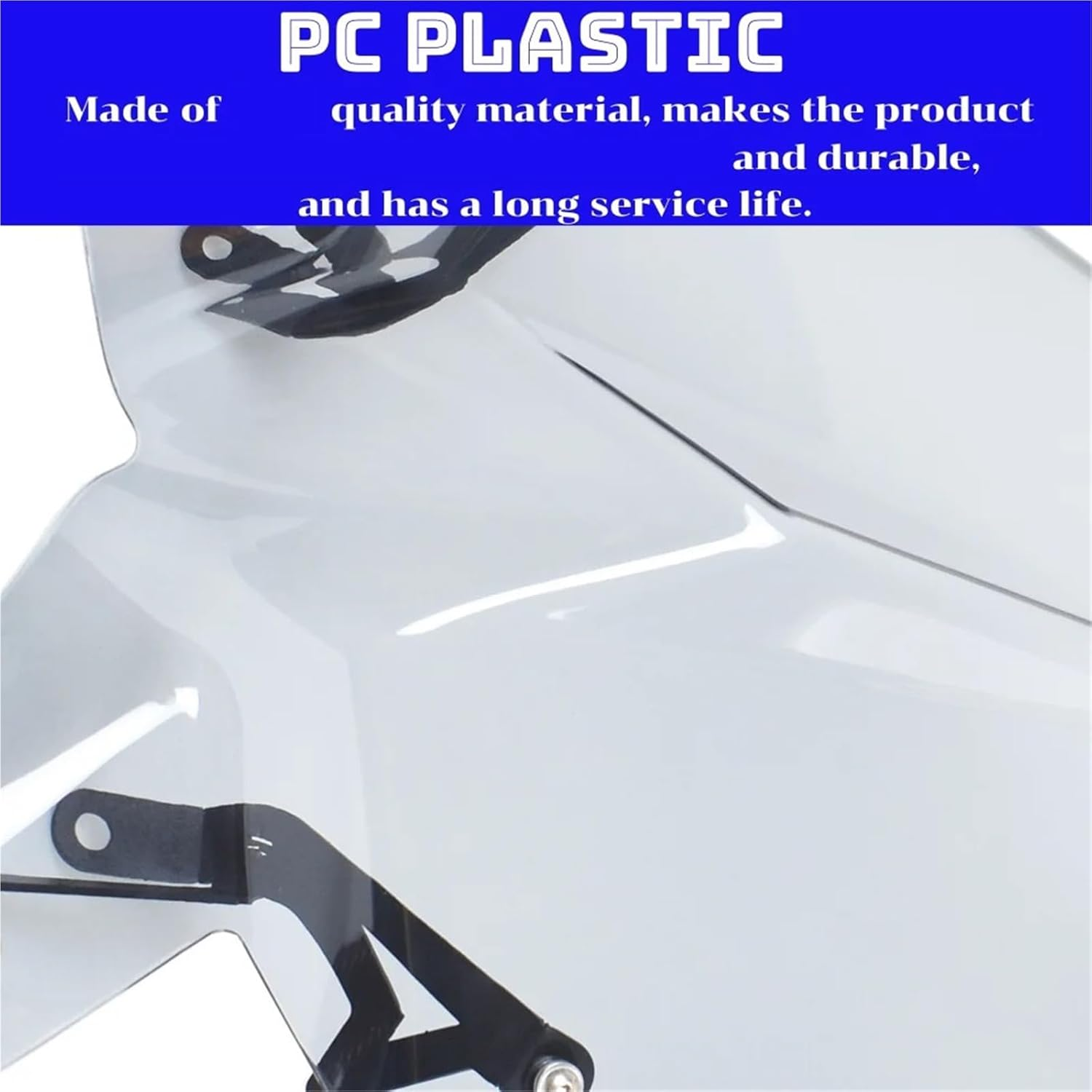 Motorcycle Windshield Windscreen Compatible for KTM Duke 390 2017-2023 Duke390 Front Wind Shield Screen Air Deflectors Bracket Accessories(Smoke) image number 1