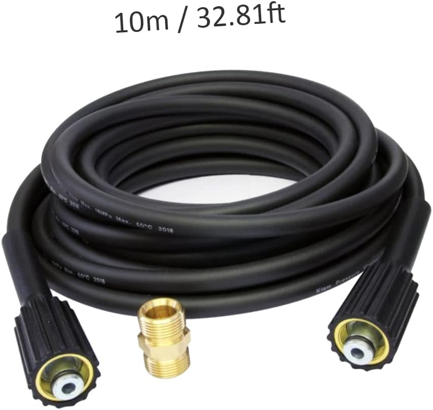 Jet Ejector, Eacam 10M Extension Hose K Series High Pressure Washer Hose M22 Connector Female to Male image number 4