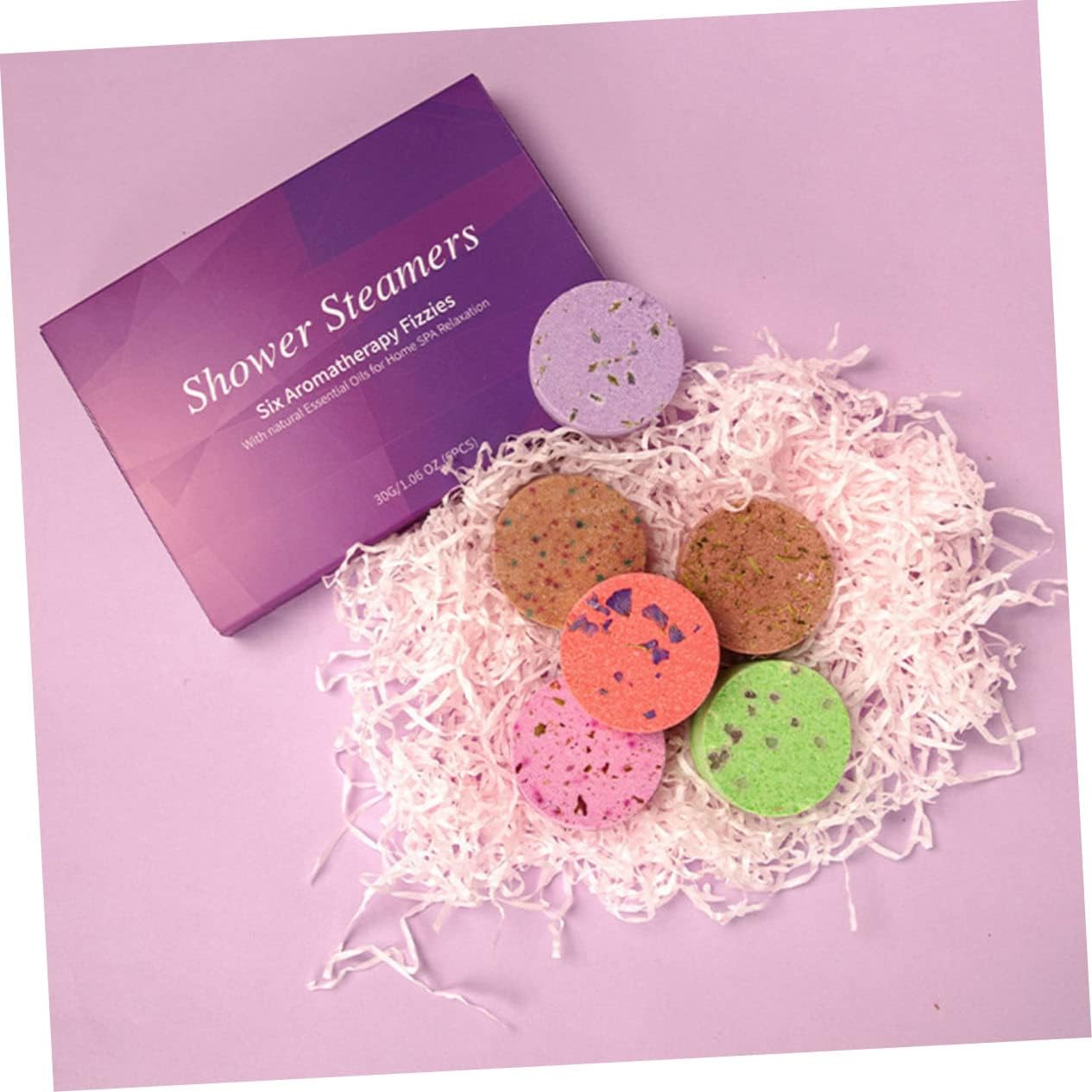 6Pcs Bath Salt Tablets Aromatherapy Dead Sea Tablets Spa Experience at Home Pamper image number 5