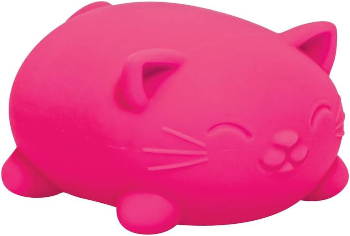 Needoh Cool Cats Stress Ball (Assorted) - Soft, Squishy & Flexible Fidget Toy, Stress Relief & Relaxation, Helps Alleviate Anxiety & Promote Focus