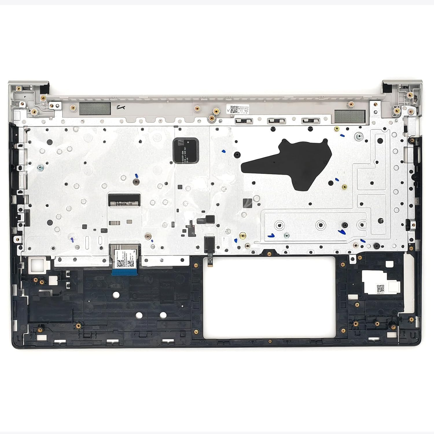 New Upper Case Palmrest Replacement for HP Probook 450 455 G8 Series Laptop Keyboard Assembly Top Cover US Layout M21742-001 Silver image number 1