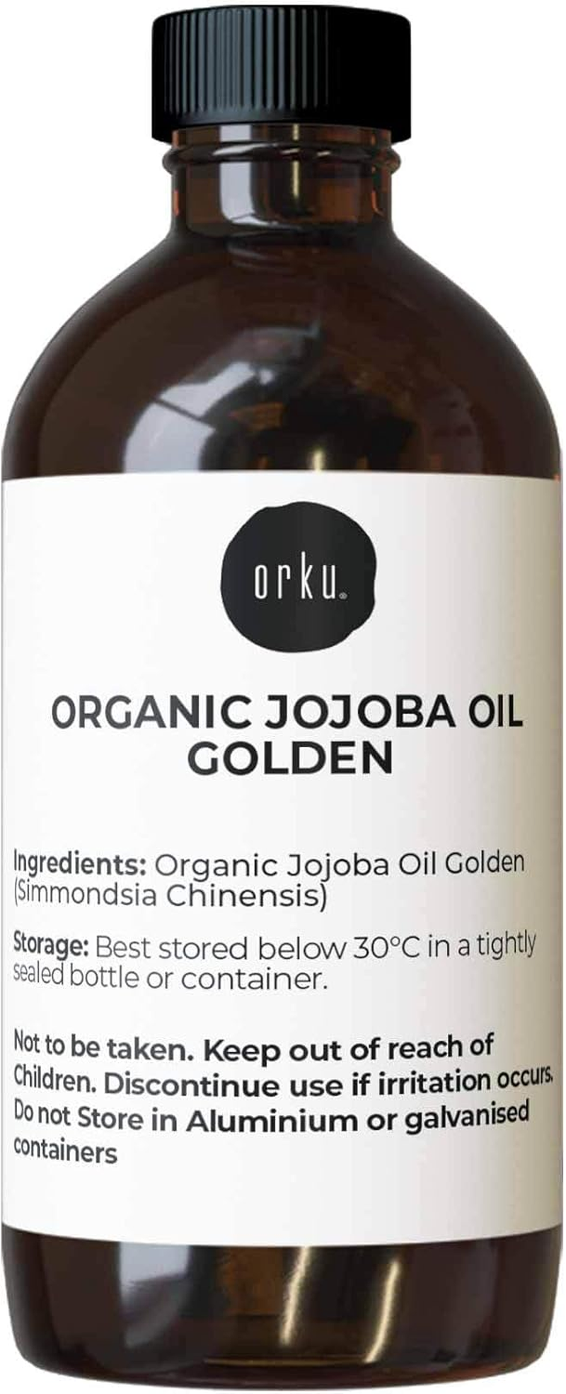 100Ml Organic Jojoba Oil - Golden Pure Cold Pressed Seed for Hair Skin Nails image number 4